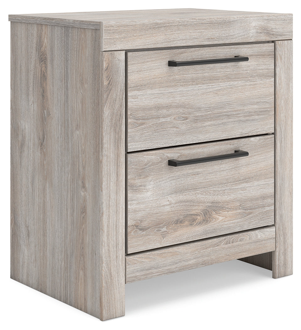 Broachmyn Gray Nightstand- Viva Furn