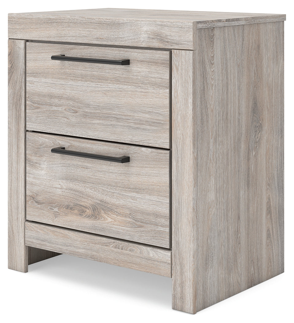 Broachmyn Gray Nightstand- Viva Furn