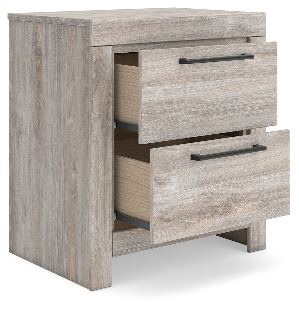 Broachmyn Gray Nightstand- Viva Furn