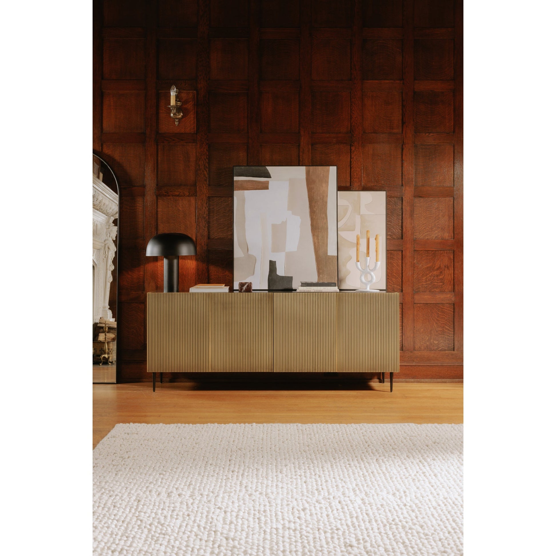 Brogan Antique Brass Sideboard - Ornate Home