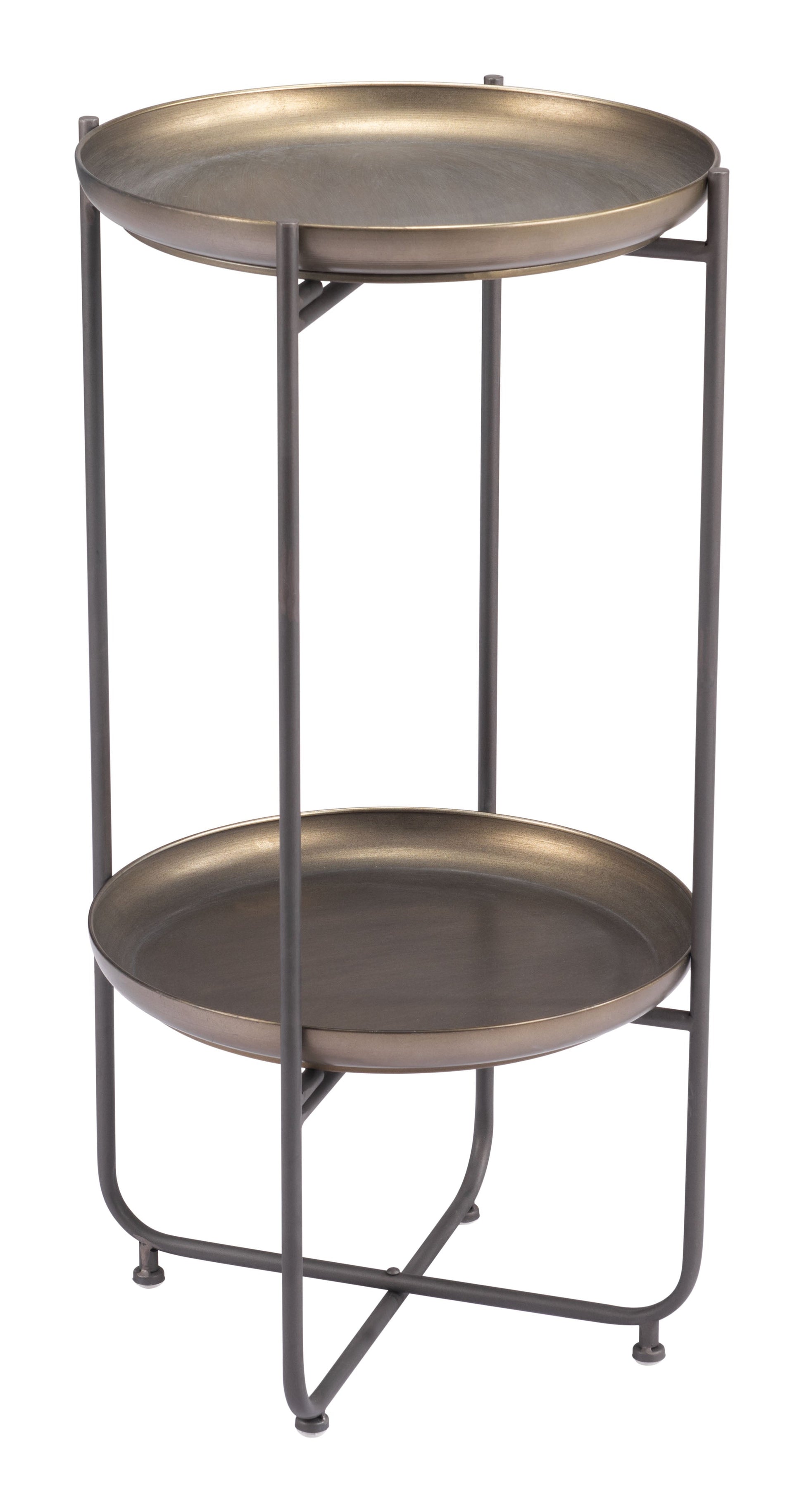Bronson Bronze Accent Table - Ornate Home