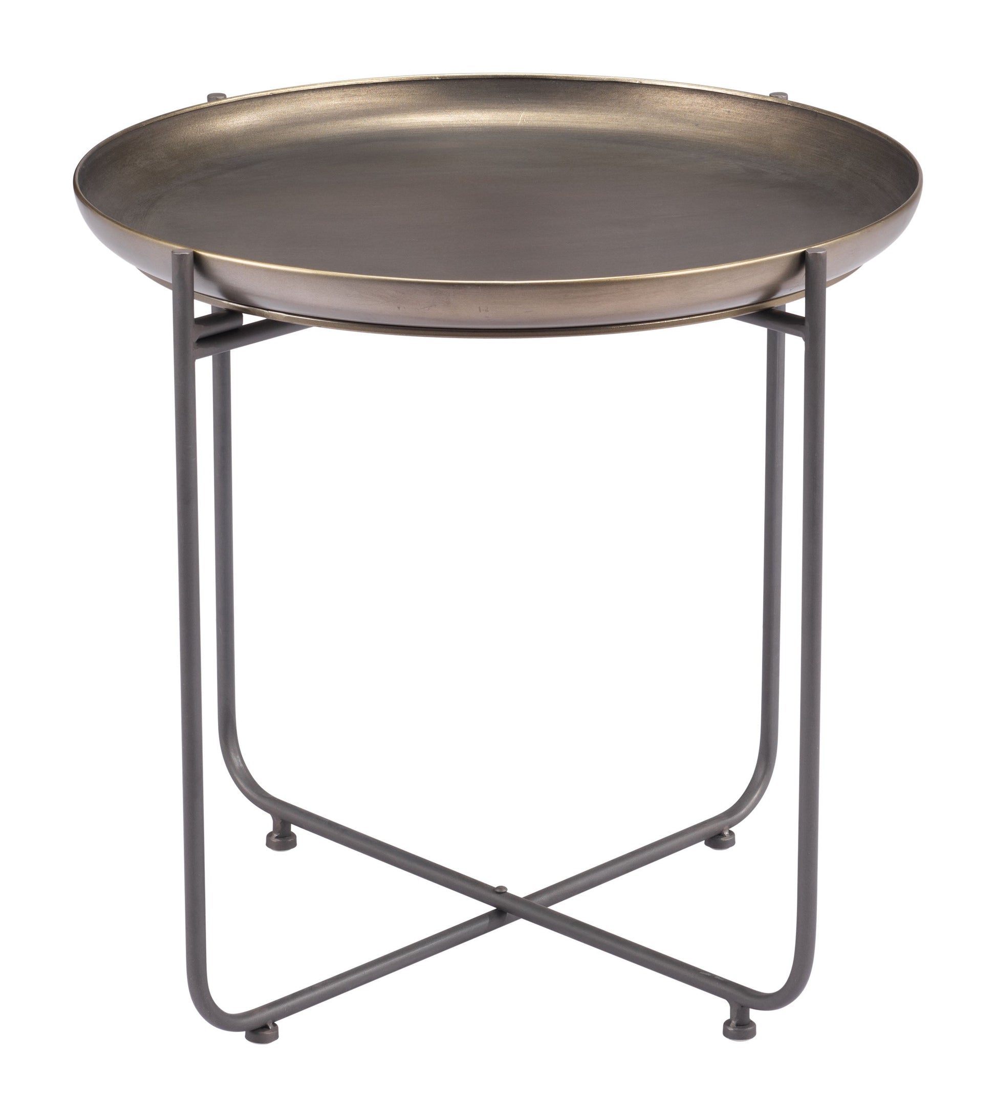 Bronson Bronze Side Table - Ornate Home