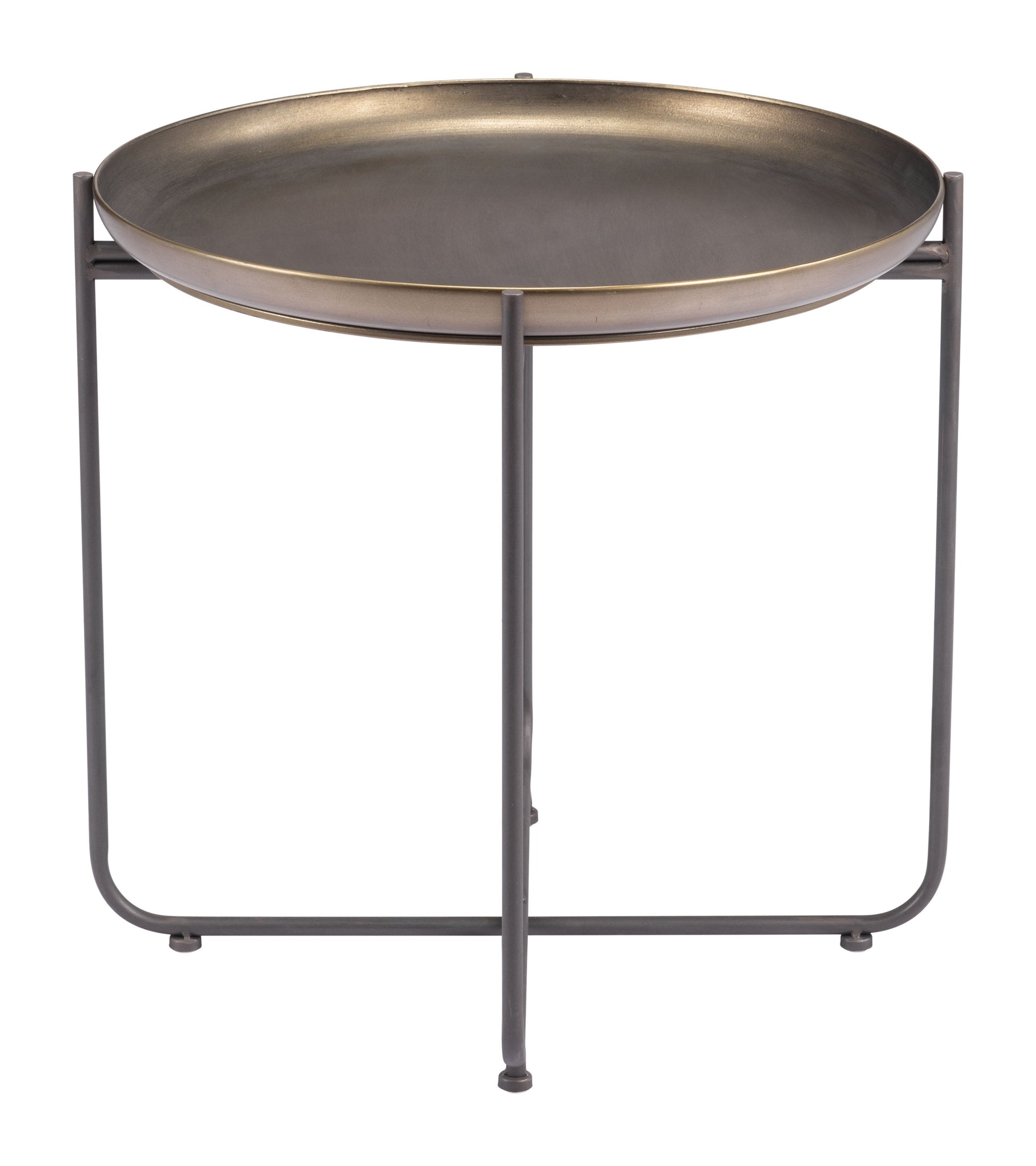 Bronson Bronze Side Table - Ornate Home