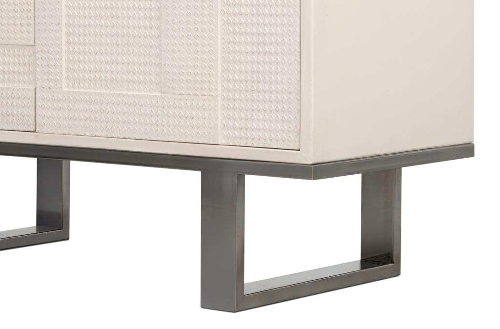 Bronzini White Credenza - Ornate Home