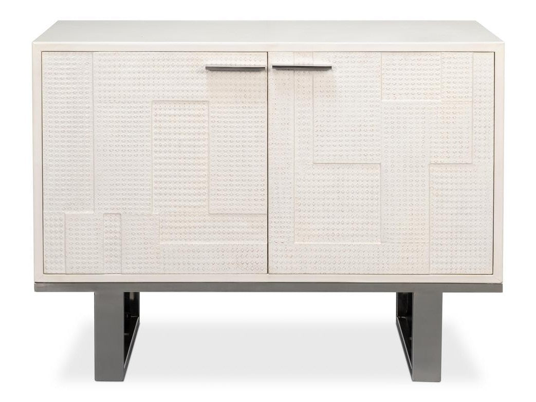 Bronzini White Credenza - Ornate Home