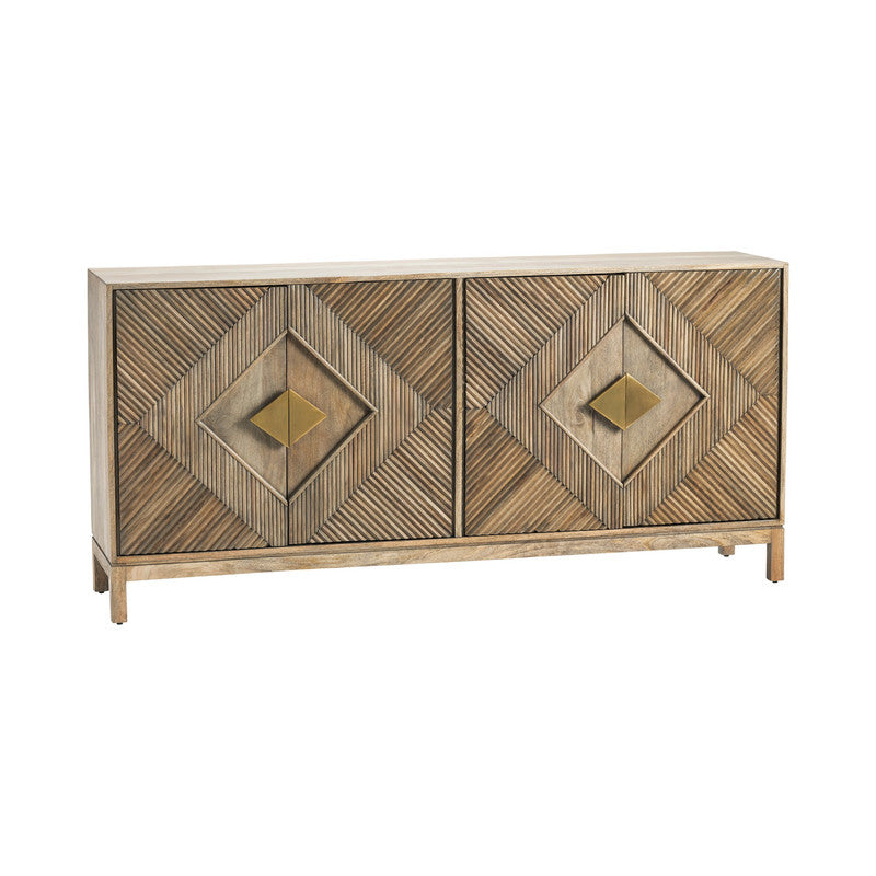 Brookline Brown/Gold Sideboard - Ornate Home