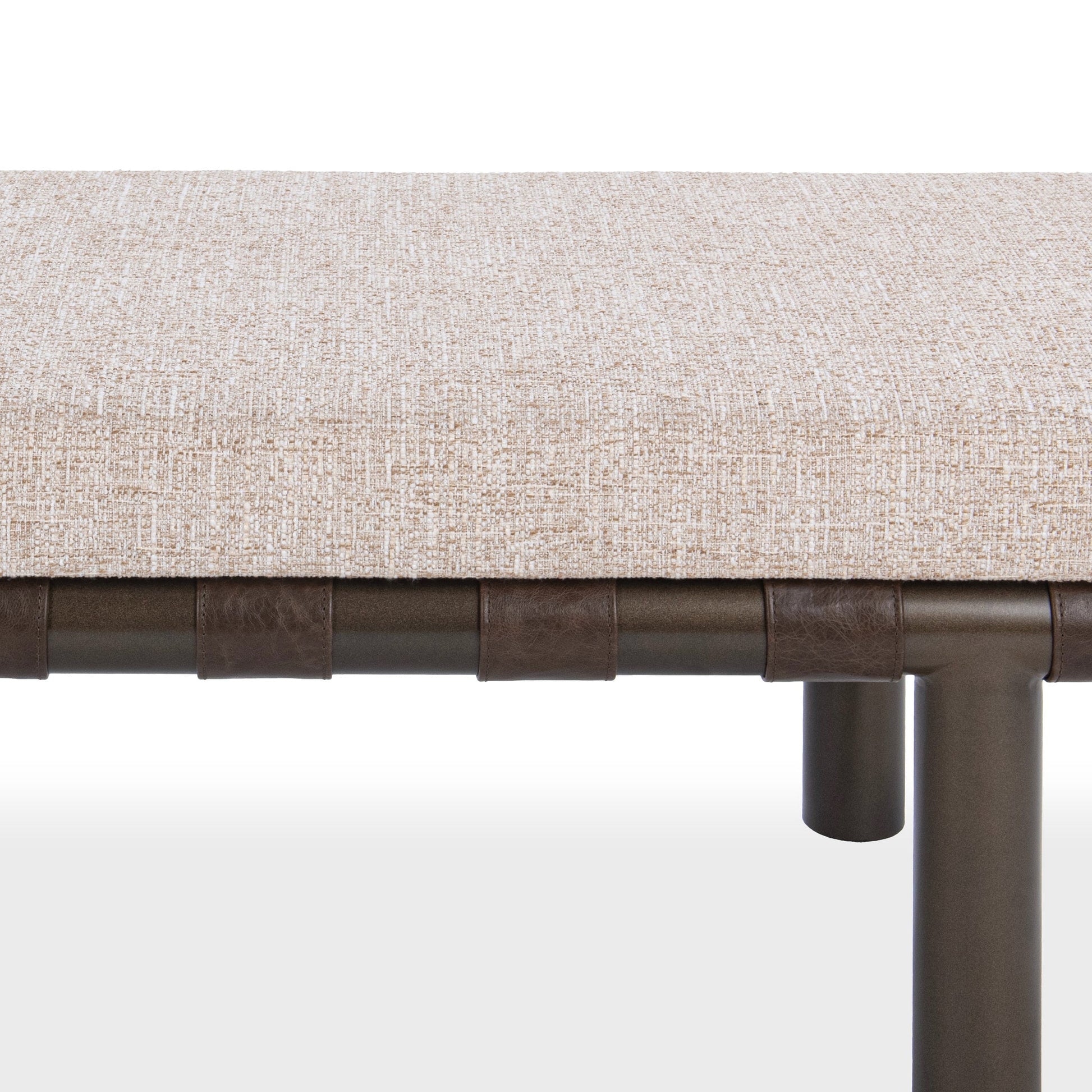 Brooklyn Cocoa Latte Accent Bench - Ornate Home