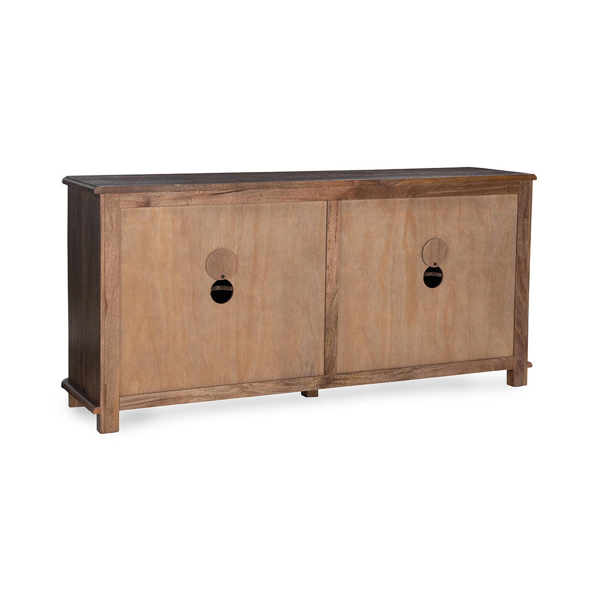 Brookside Cocoa Brown 4 Door Cabinet - Ornate Home