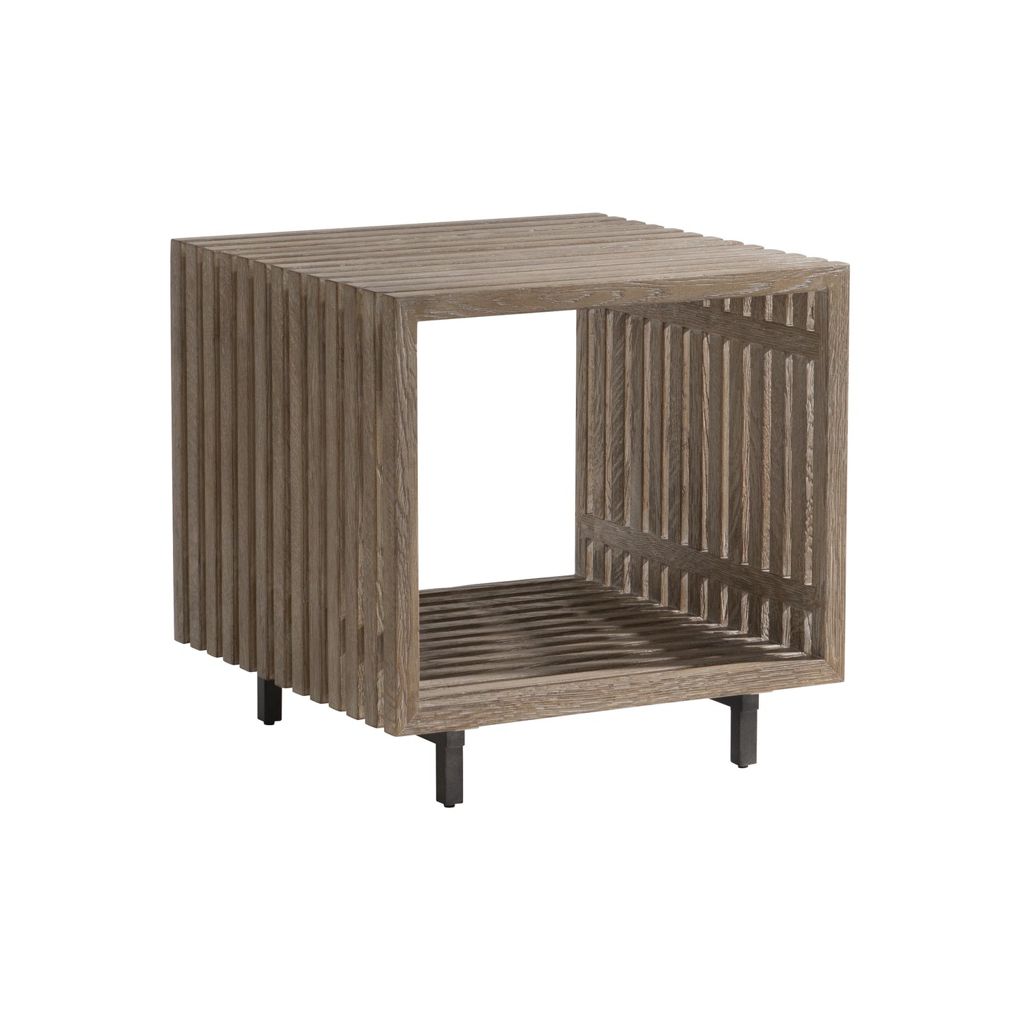 Brumley Anthracite/Marcona Side Table - Ornate Home
