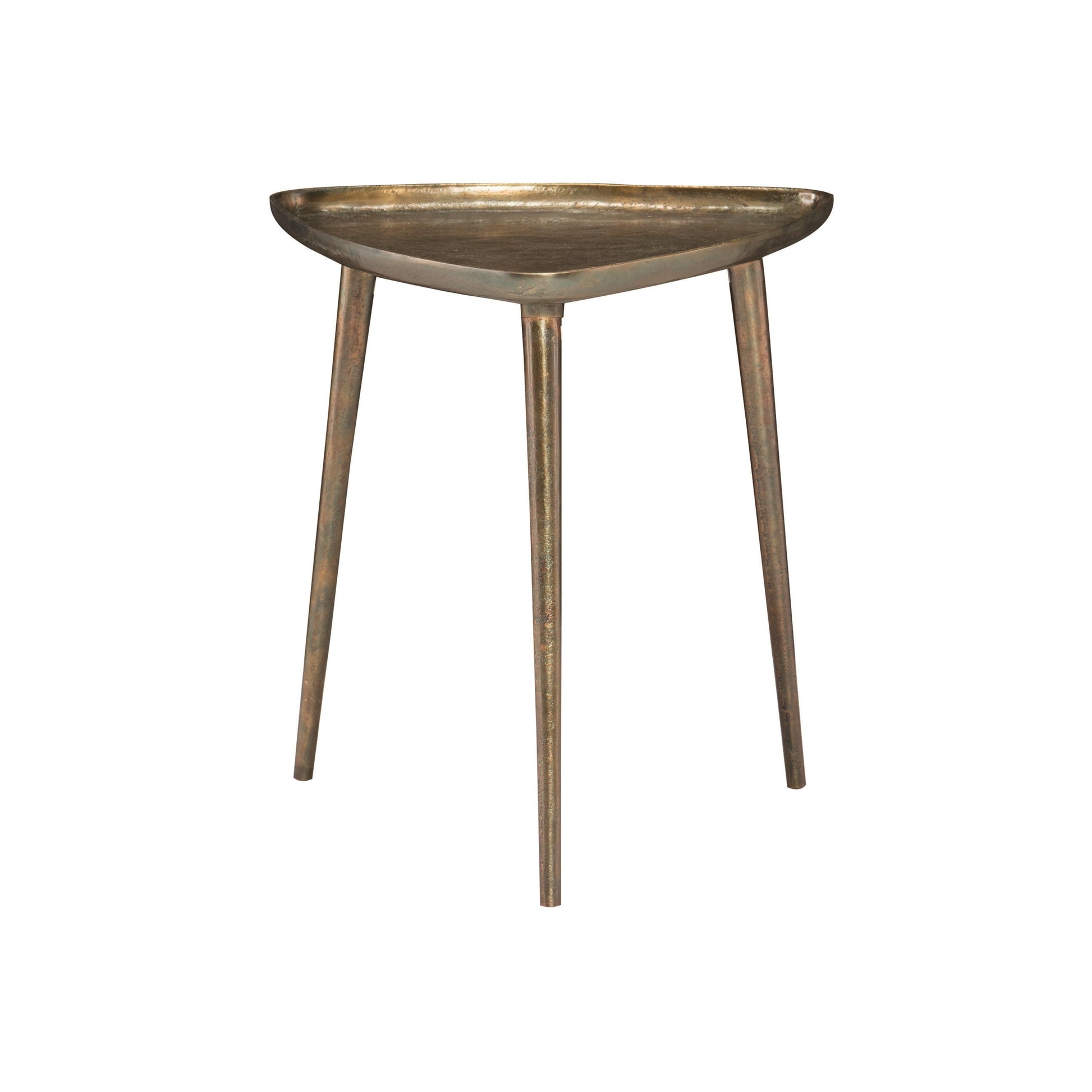 Buckley Antique Dark Brass Accent Table - Ornate Home