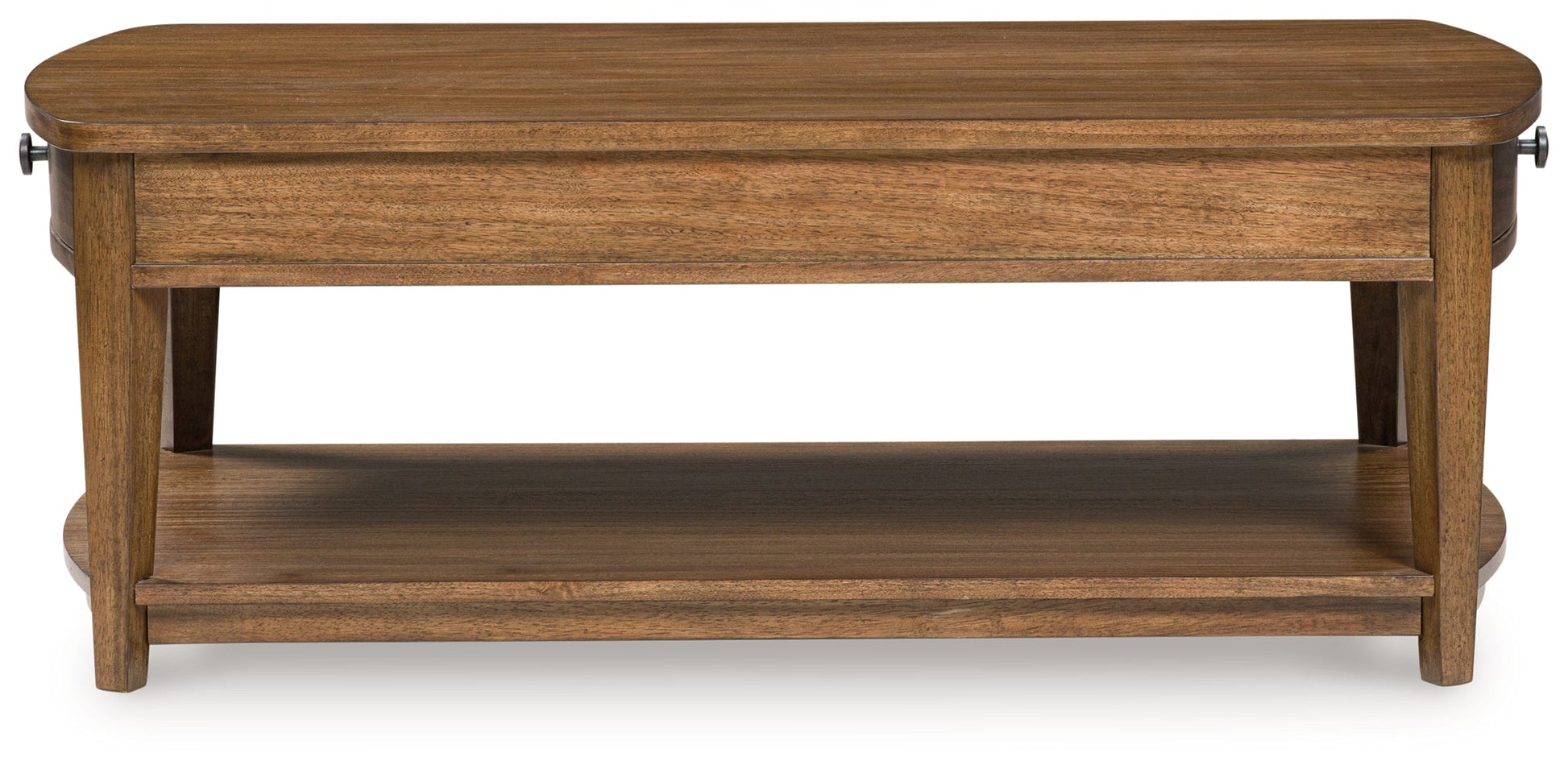 Burkbyer Brown Rectangular Cocktail Table- Viva Furn
