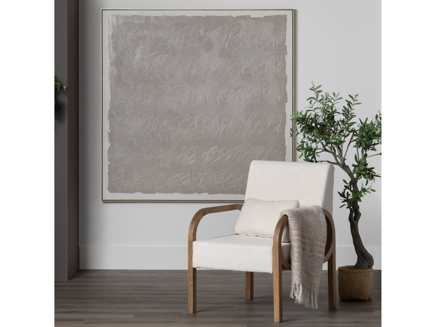 Burke Natural/White Canvas - Ornate Home