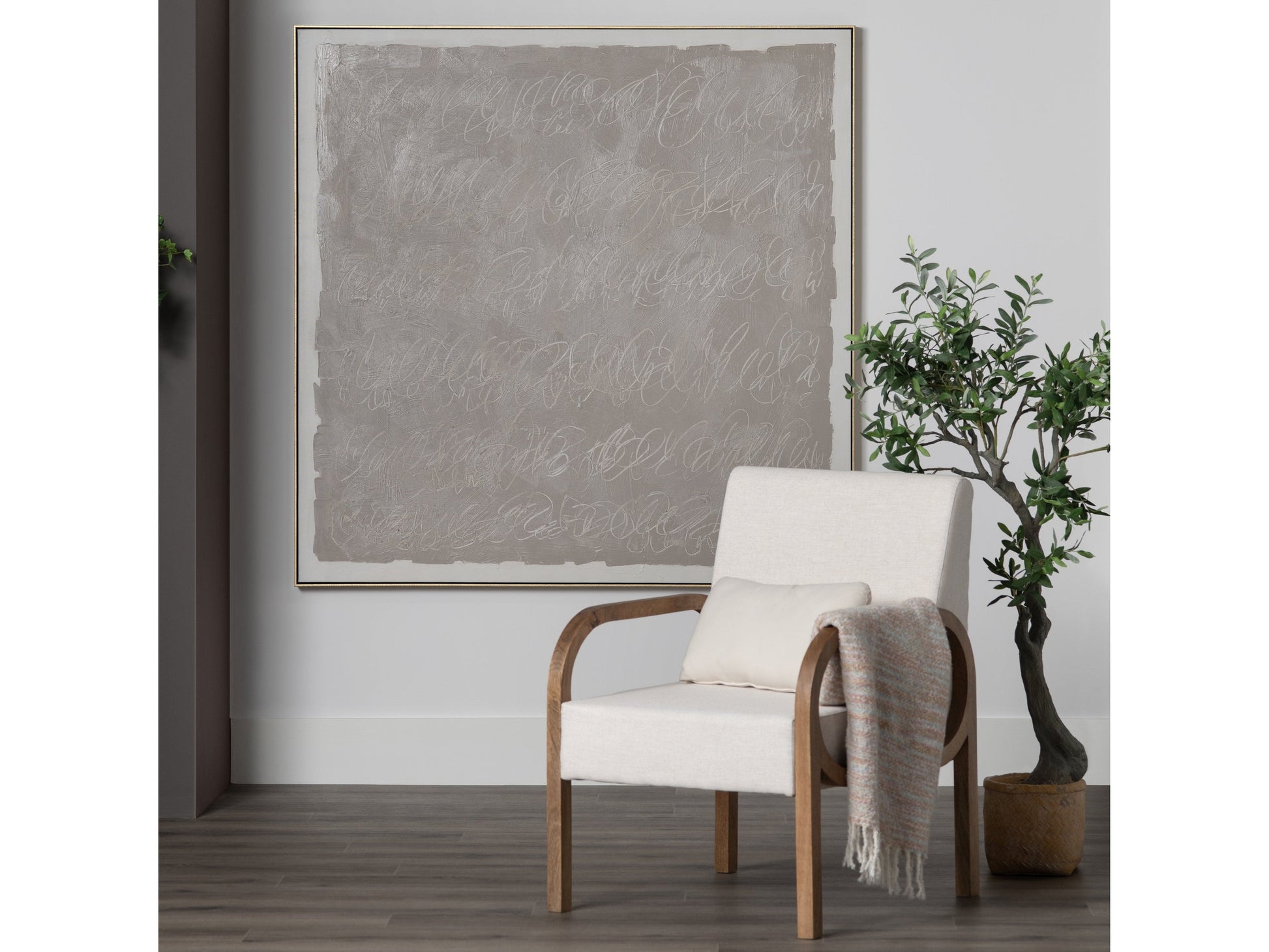 Burke Natural/White Canvas - Ornate Home