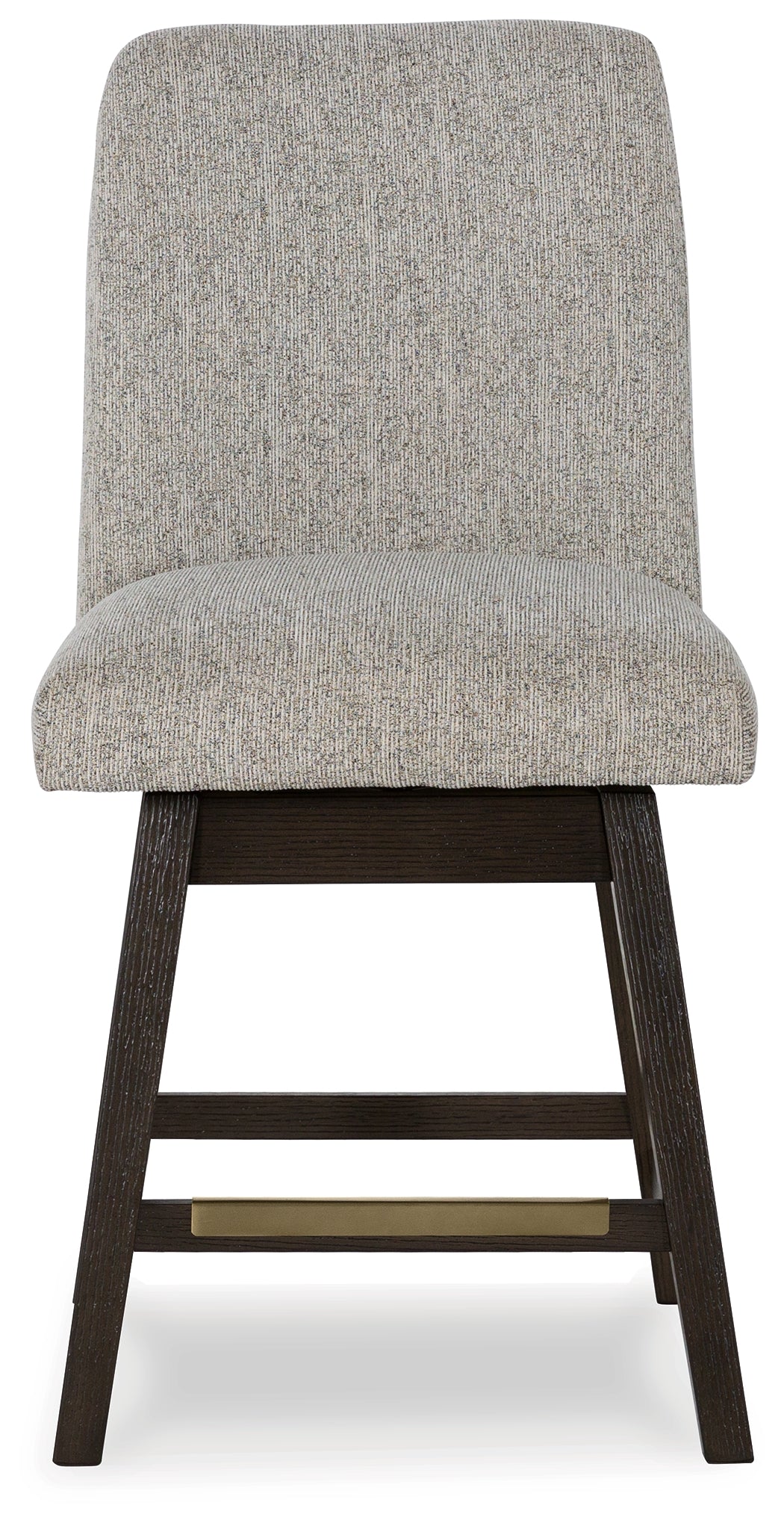 Burkhaus Beige/Brown Counter Height Barstool (Set of 2)- Viva Furn