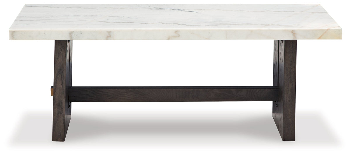 Burkhaus White Coffee Table and 2 Ends - Ornate Home