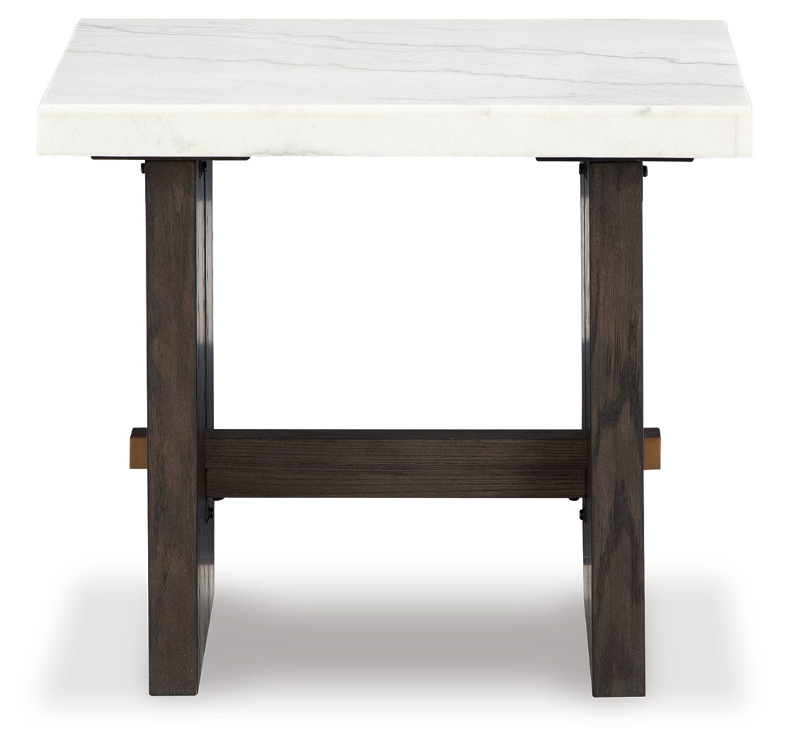 Burkhaus White Coffee Table and 2 Ends - Ornate Home