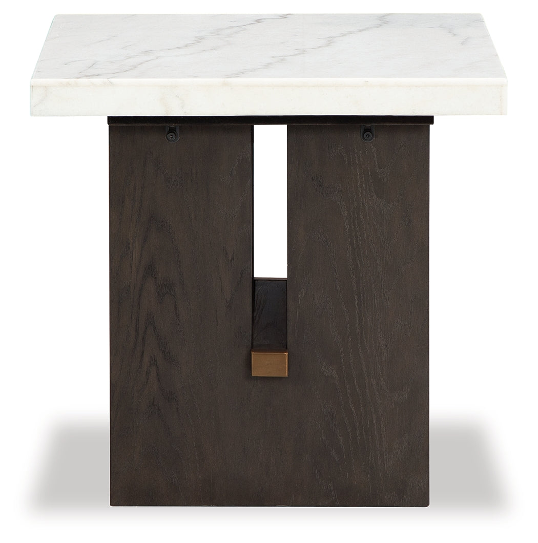 Burkhaus White Coffee Table and 2 Ends - Ornate Home