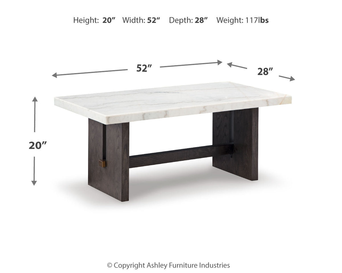 Burkhaus White Coffee Table and 2 Ends - Ornate Home