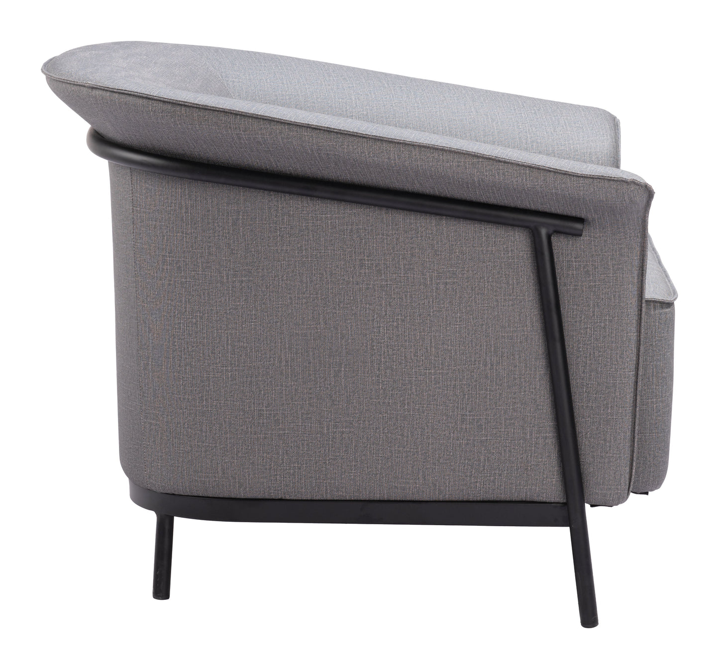 Burry Slate Gray Accent Chair - Ornate Home