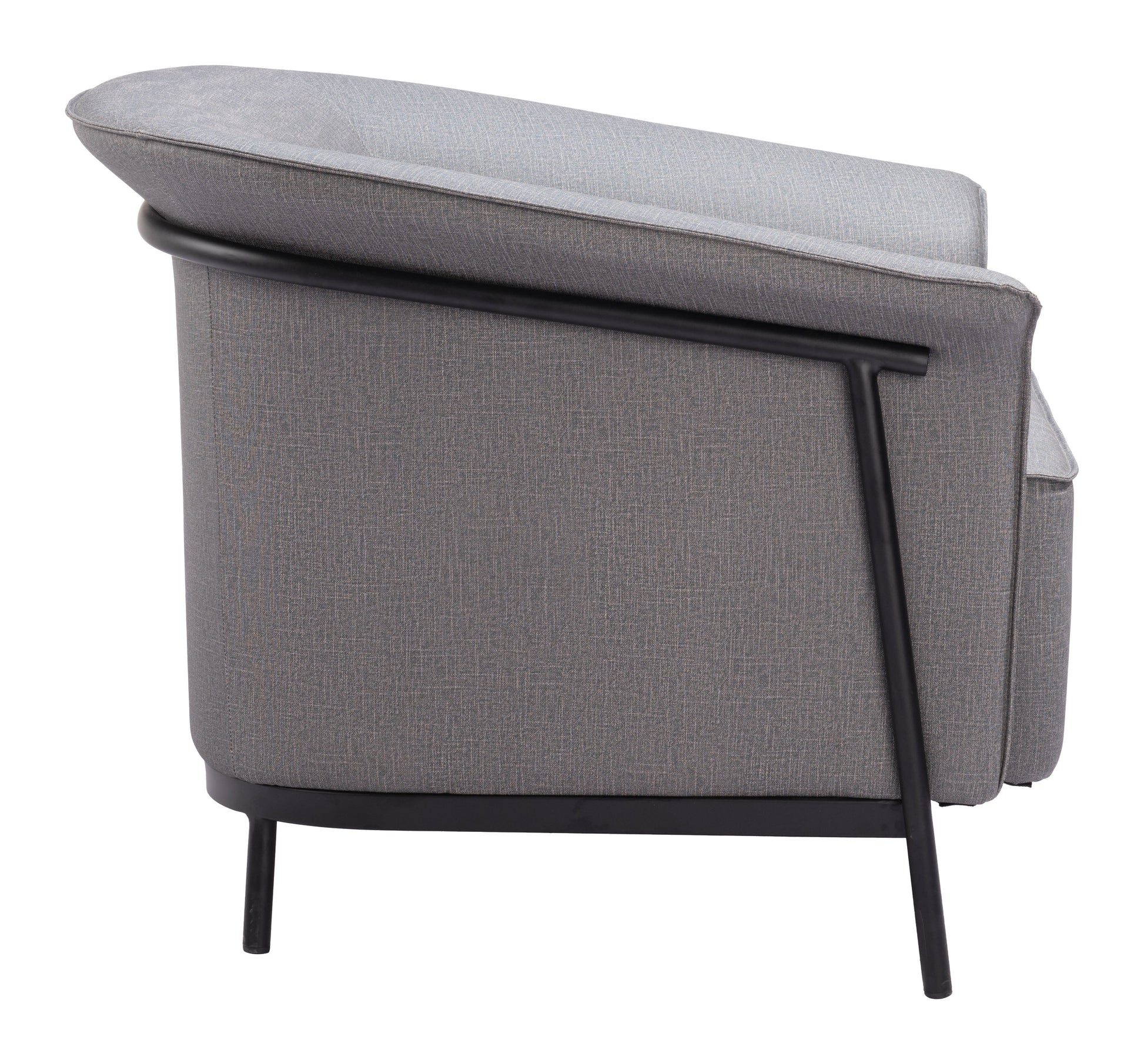 Burry Slate Gray Accent Chair - Ornate Home
