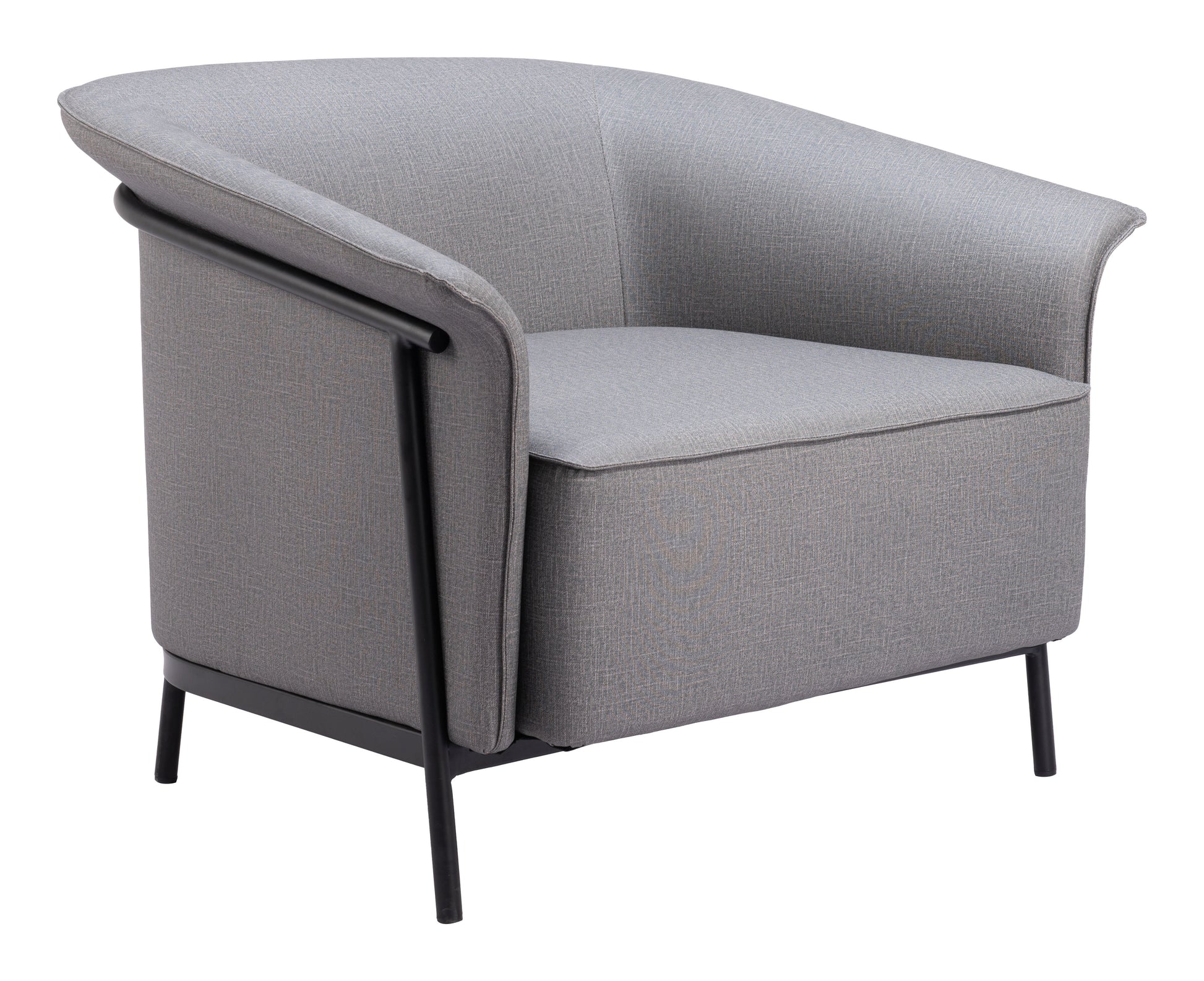 Burry Slate Gray Accent Chair - Ornate Home
