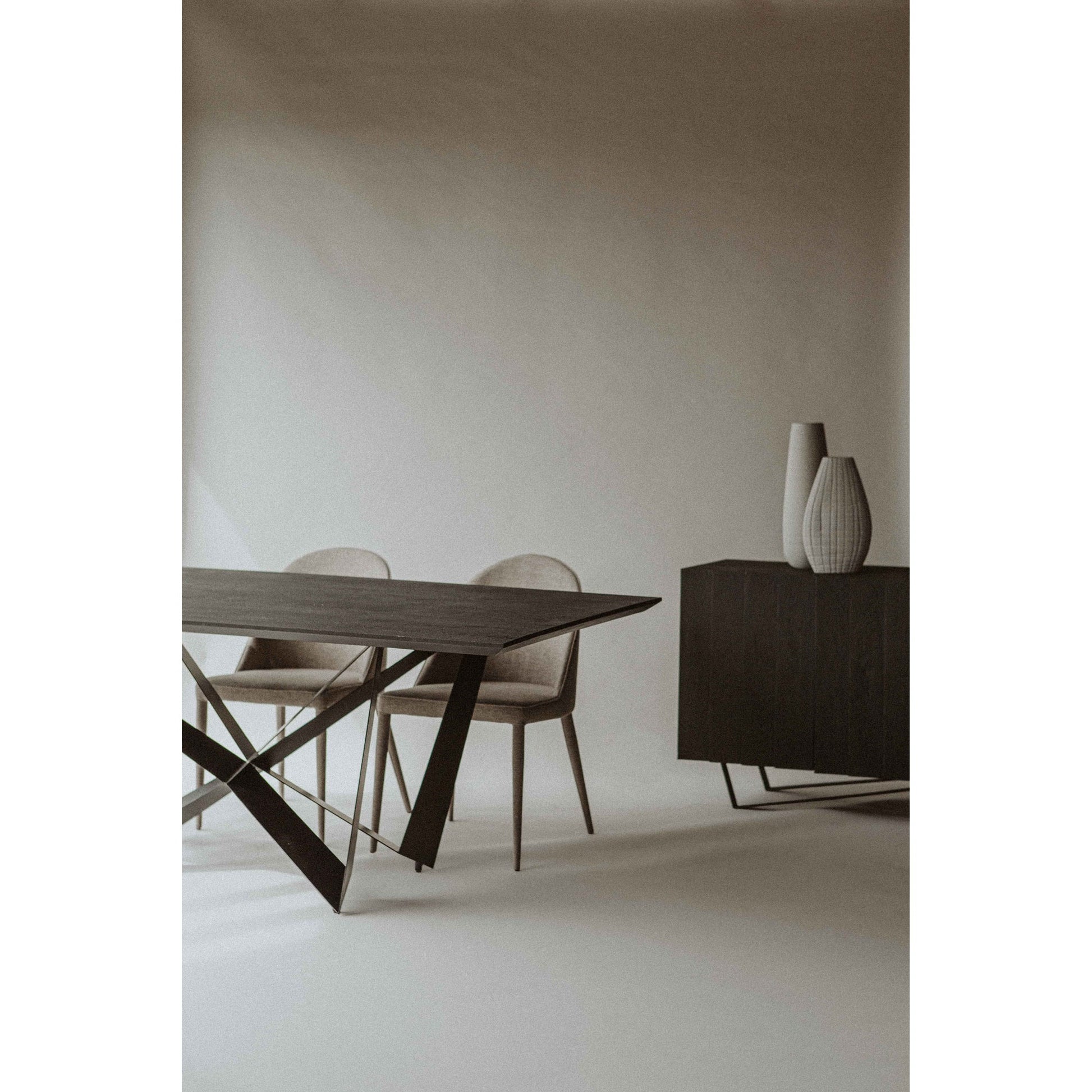 Burton Light Grey Dining Chair (Set of 2) - Ornate Home