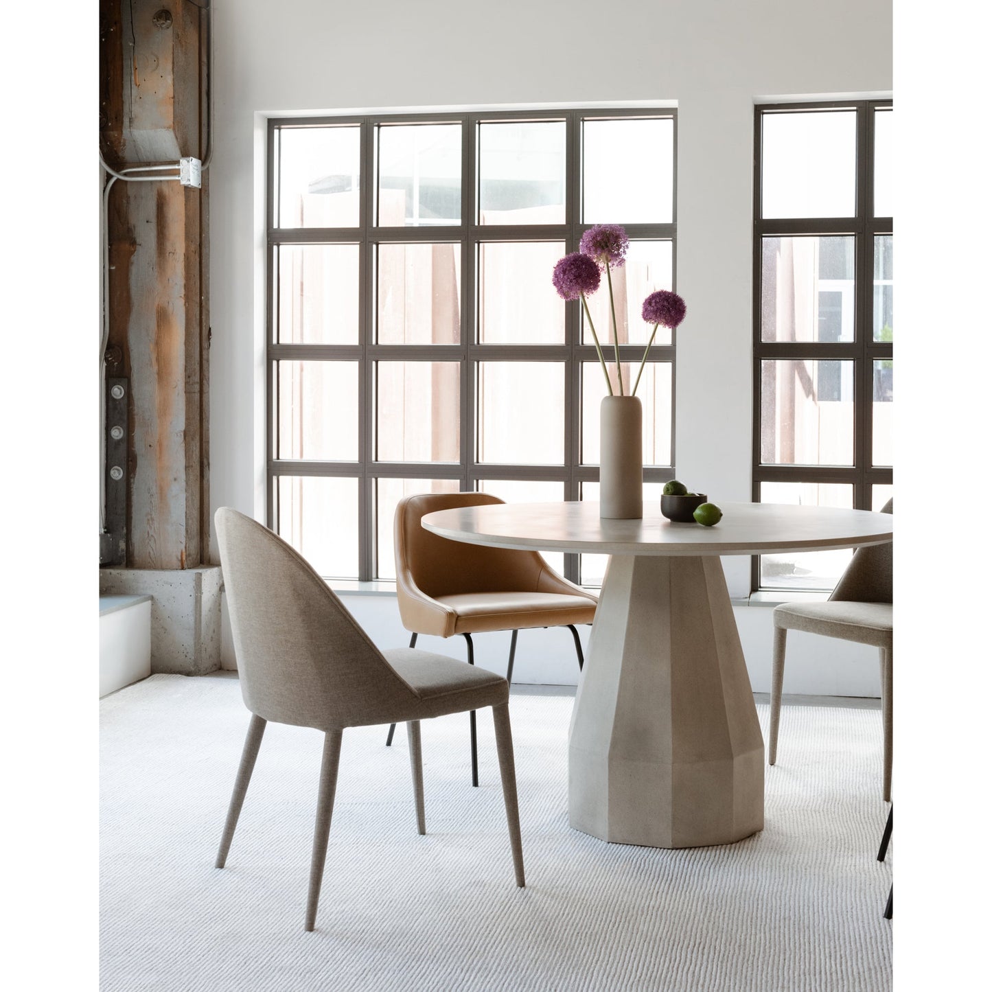 Burton Light Grey Dining Chair (Set of 2) - Ornate Home