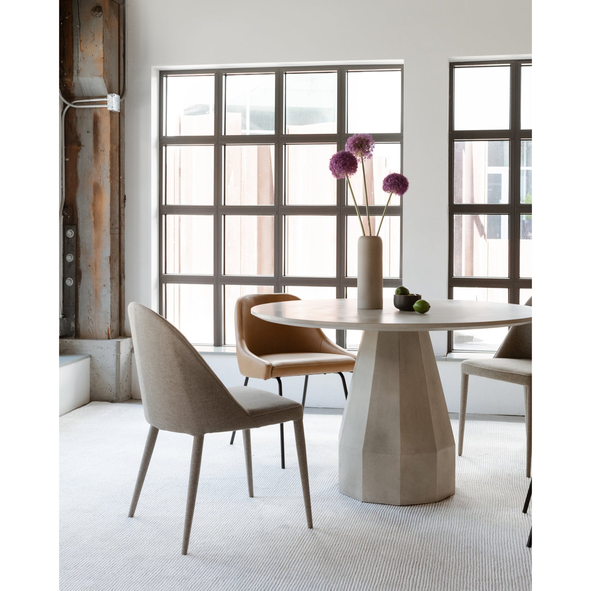 Burton Light Grey Dining Chair (Set of 2) - Ornate Home