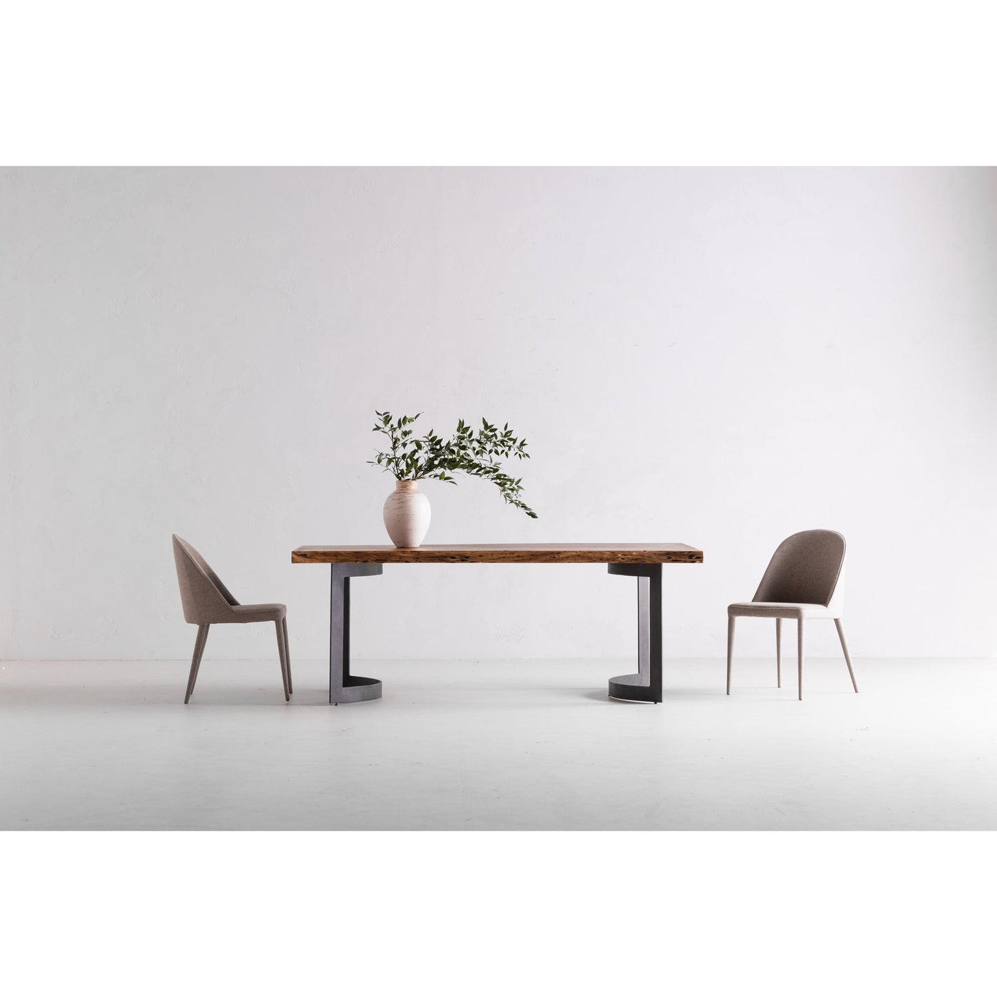 Burton Light Grey Dining Chair (Set of 2) - Ornate Home