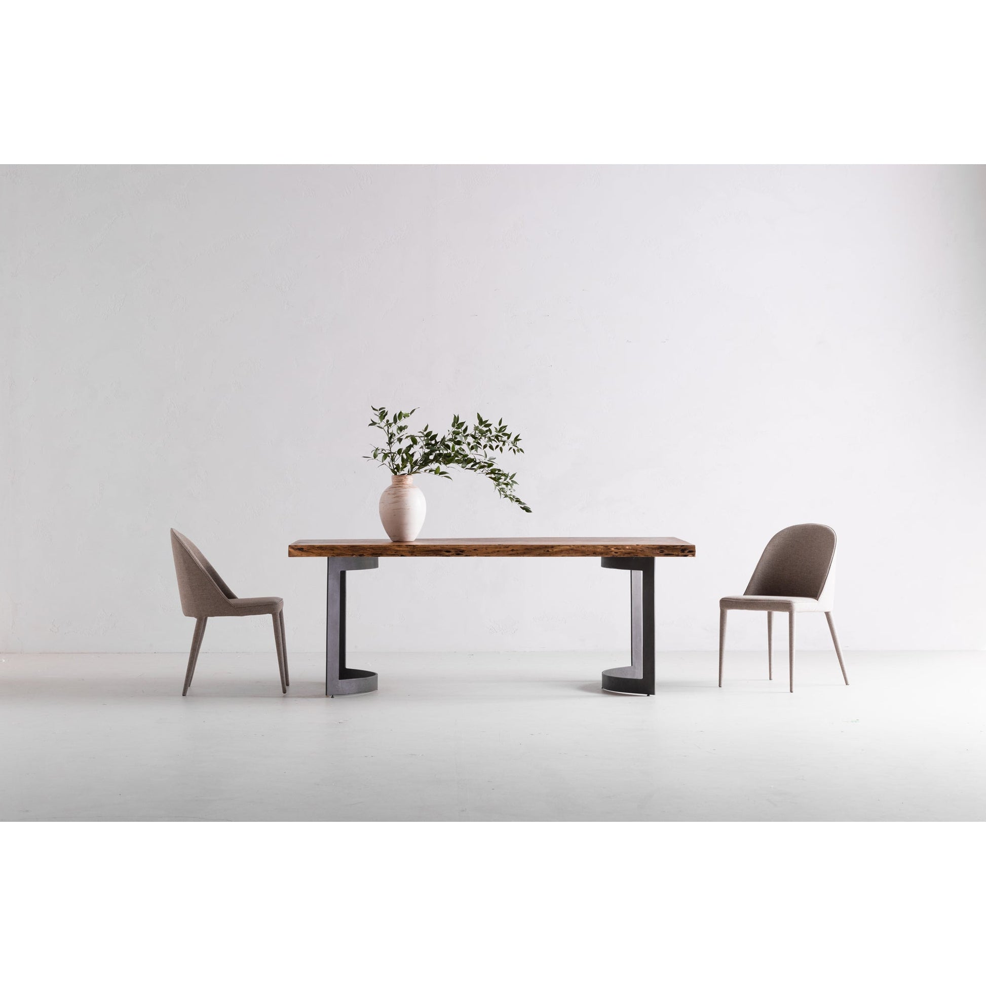 Burton Light Grey Dining Chair (Set of 2) - Ornate Home