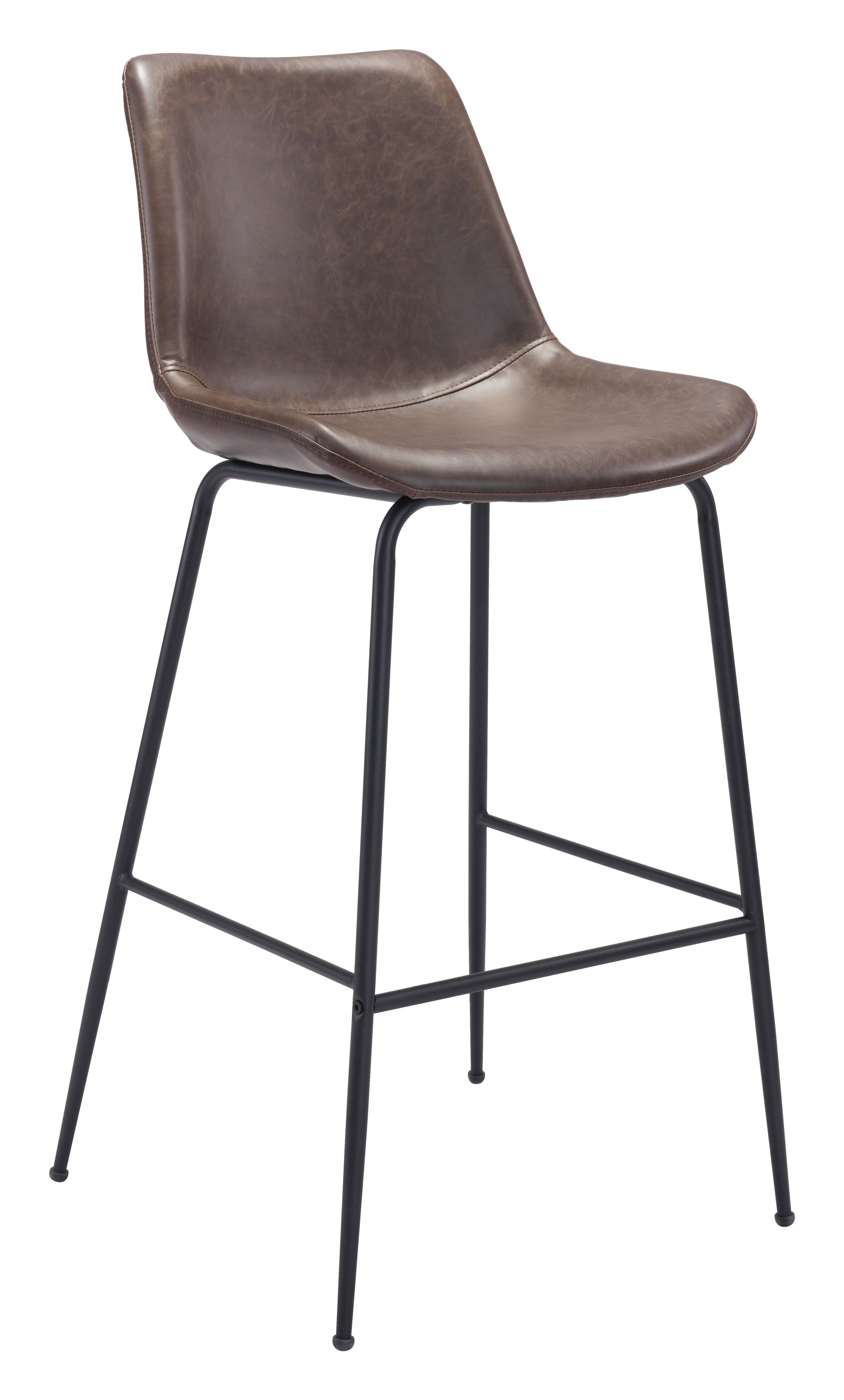 Byron Brown Barstool - Ornate Home