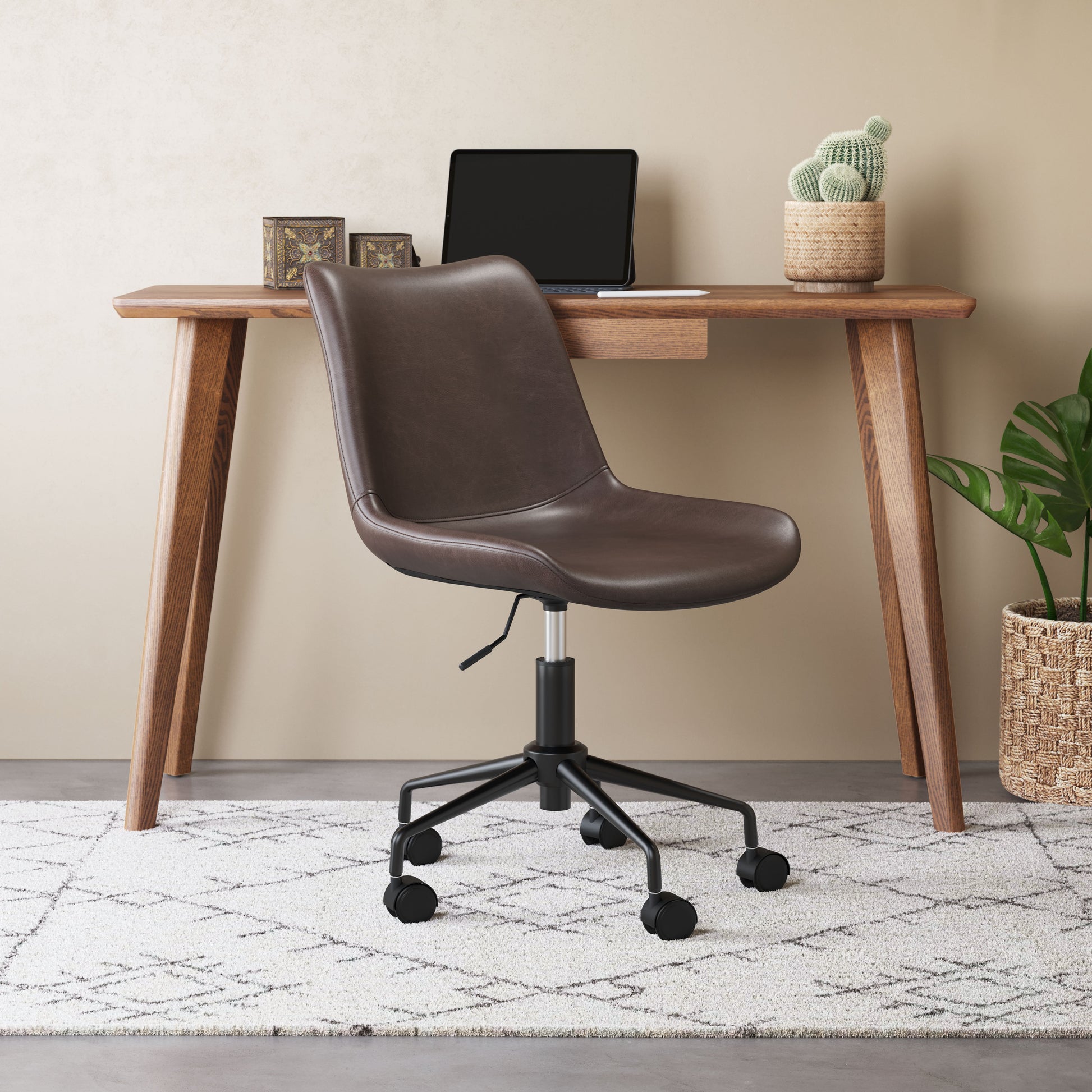 Byron Brown Office Chair - Ornate Home