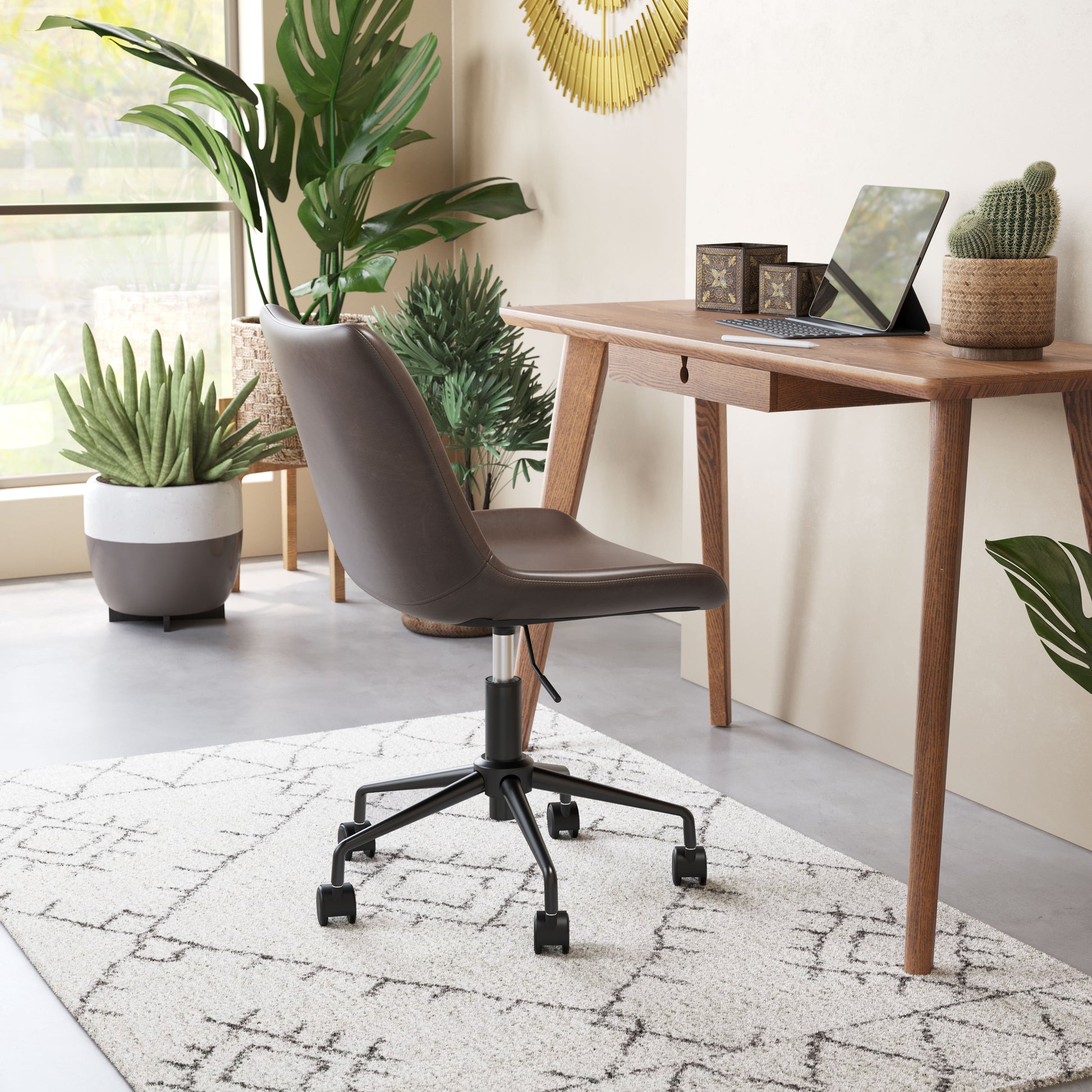 Byron Brown Office Chair - Ornate Home