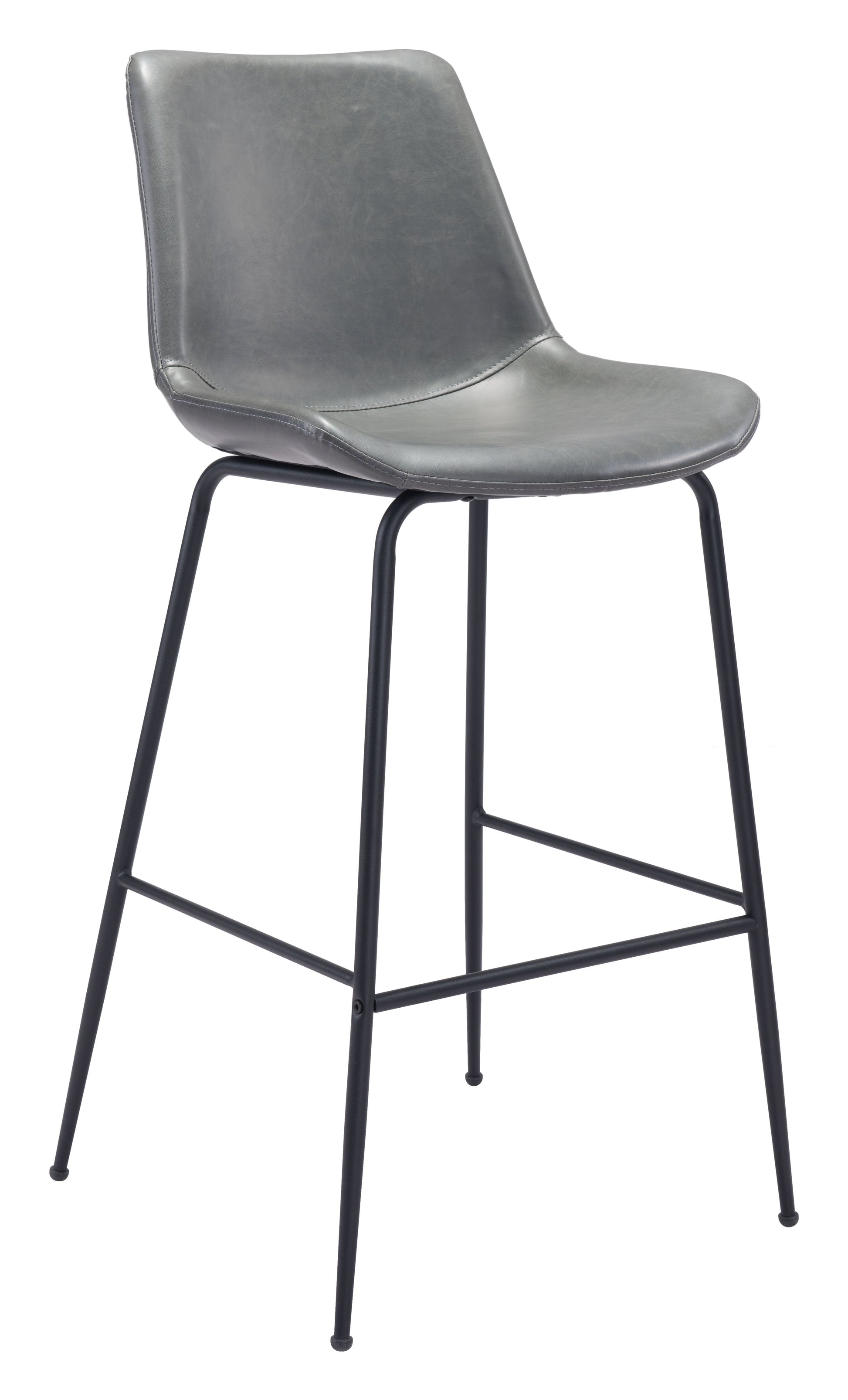 Byron Gray Barstool - Ornate Home