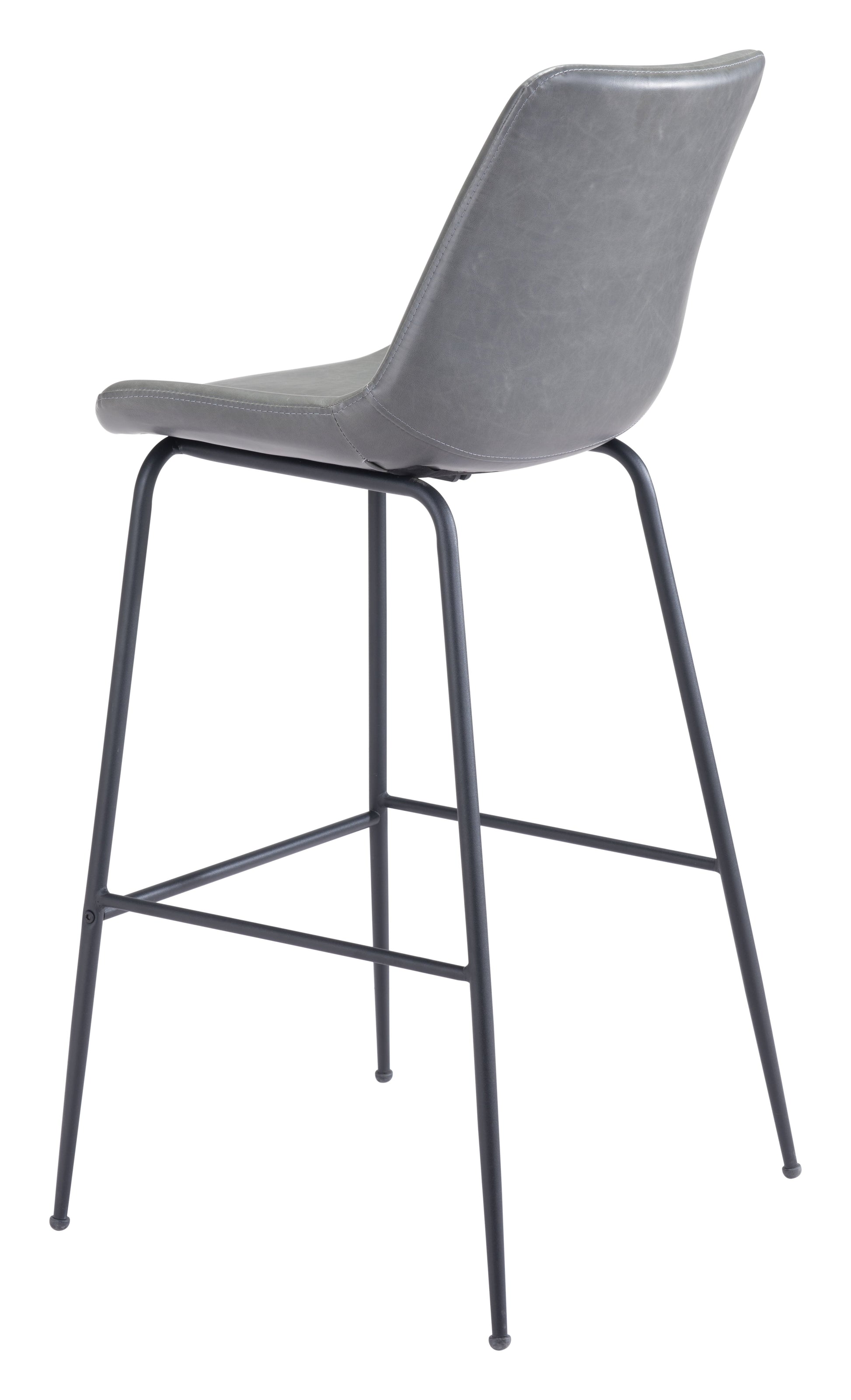 Byron Gray Barstool - Ornate Home