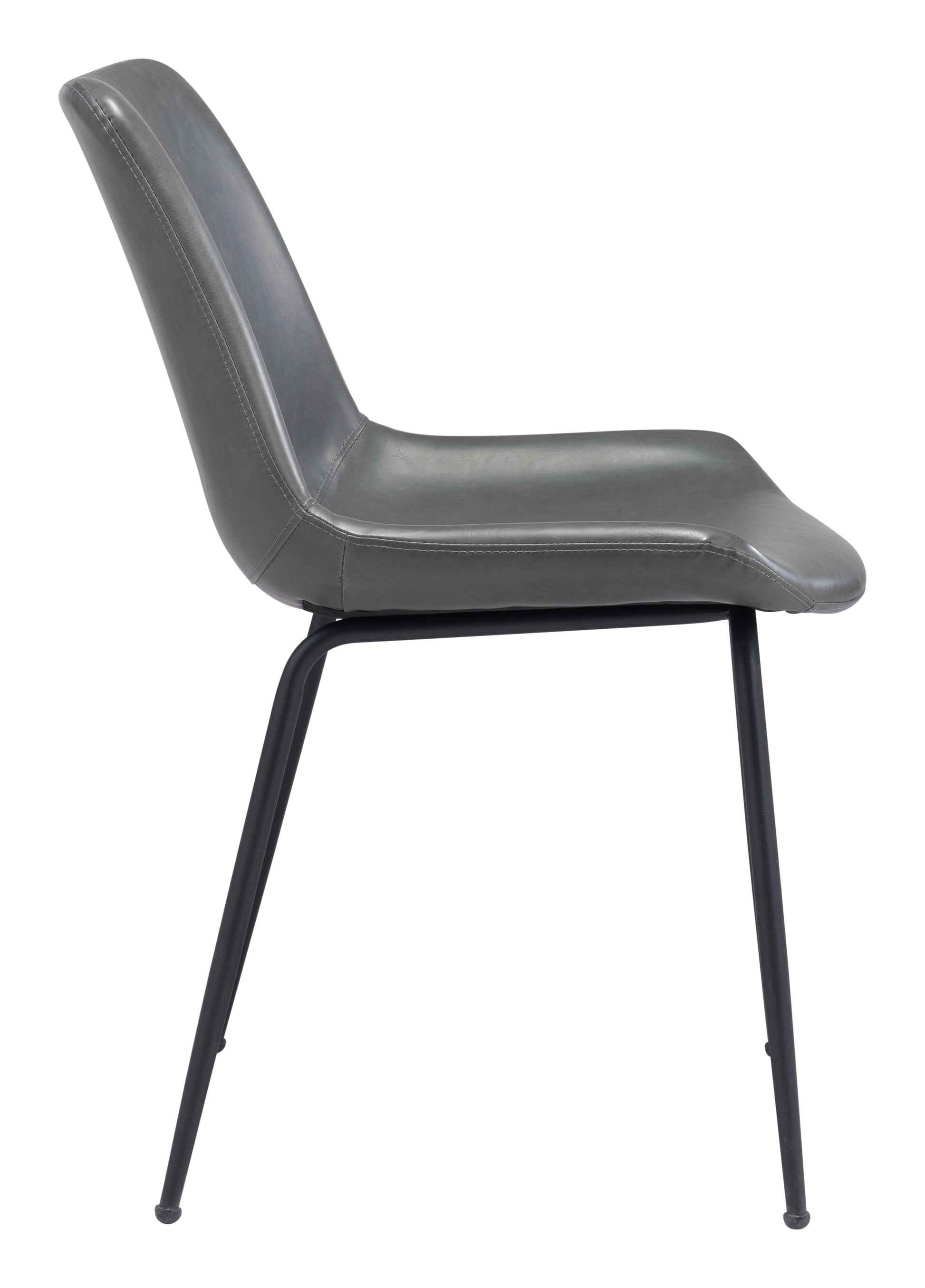 Byron Gray Dining Chair (Set of 2) - Ornate Home
