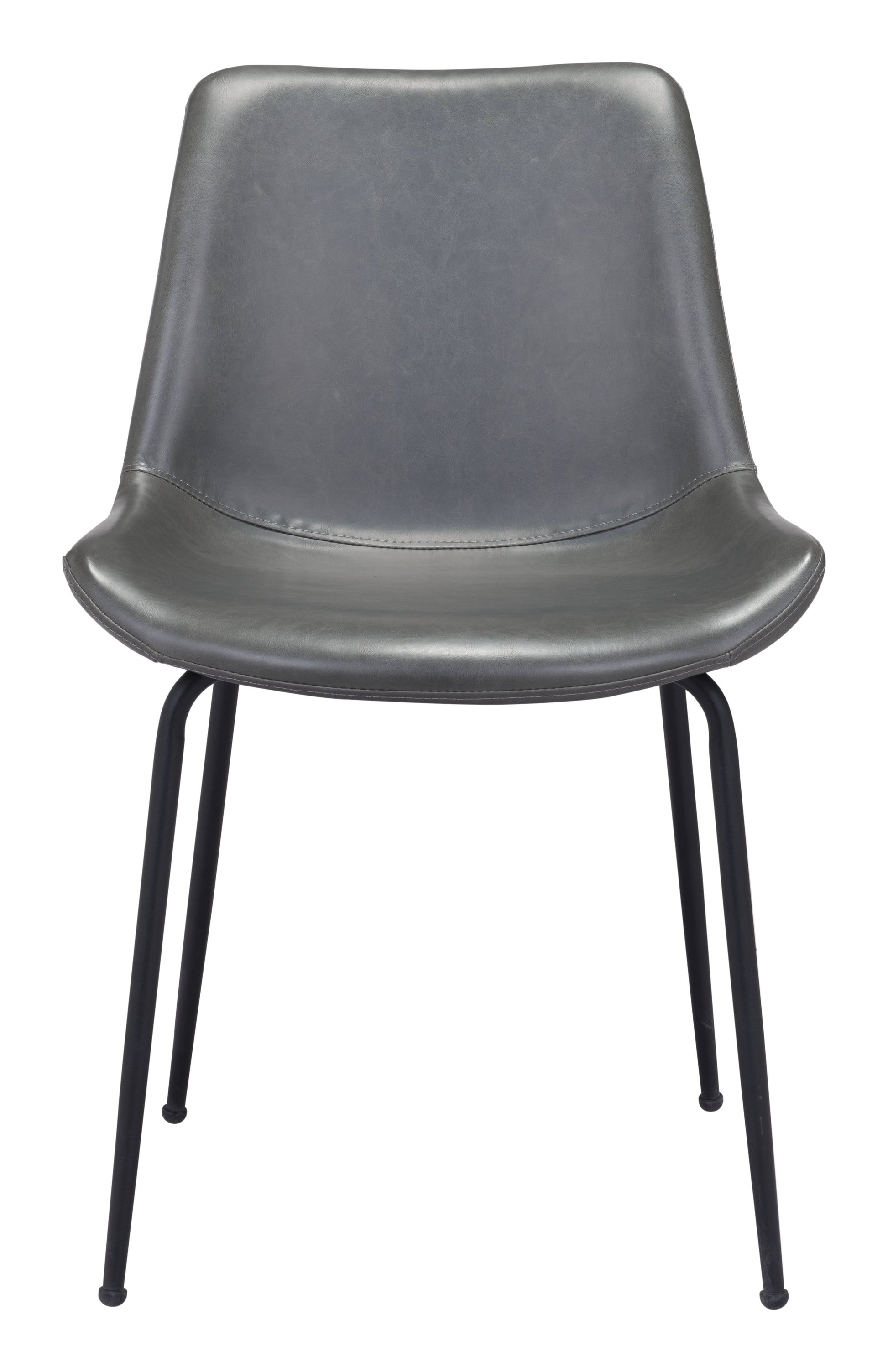 Byron Gray Dining Chair (Set of 2) - Ornate Home