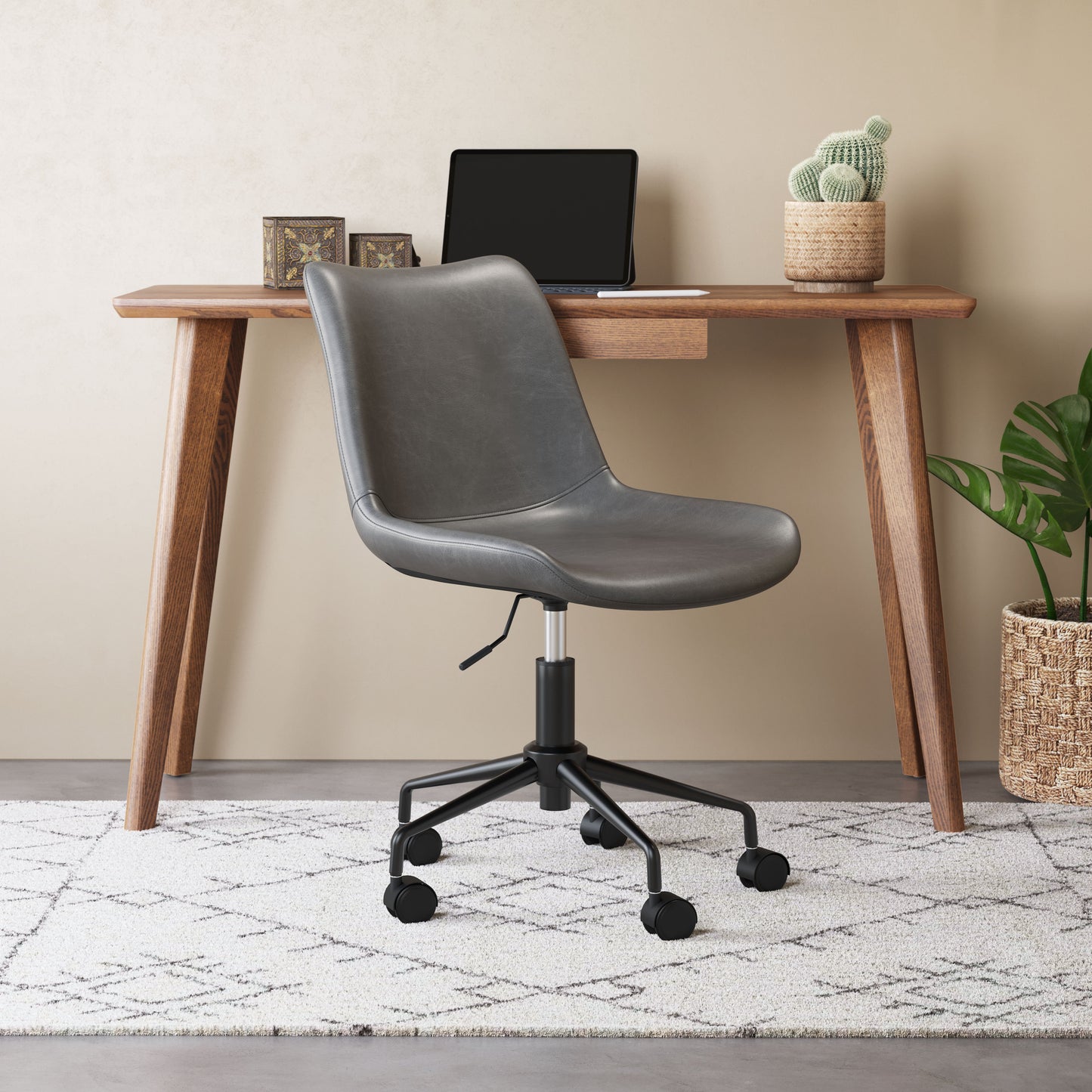 Byron Gray Office Chair - Ornate Home