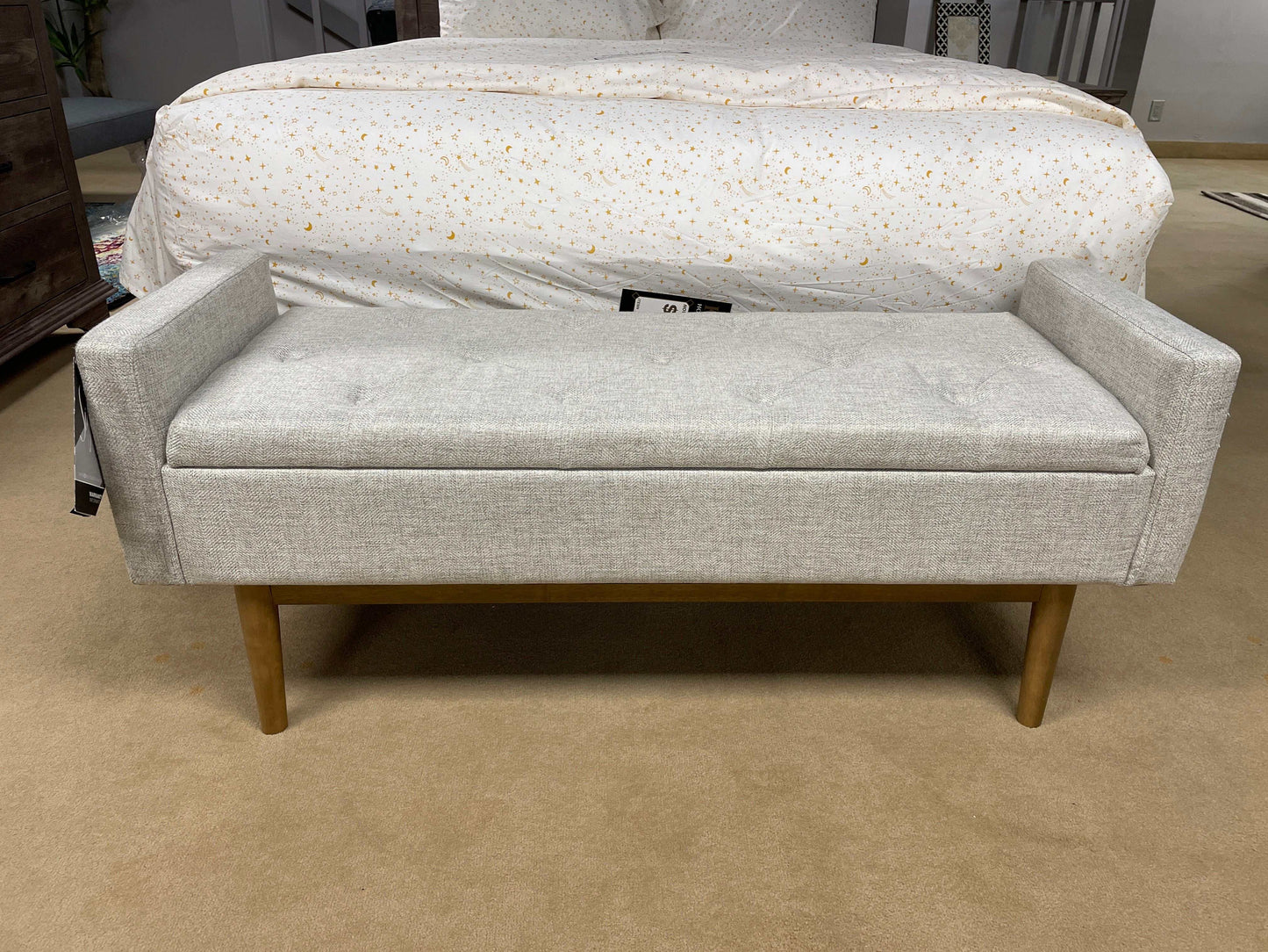 Briarson Beige/Brown Storage Bench