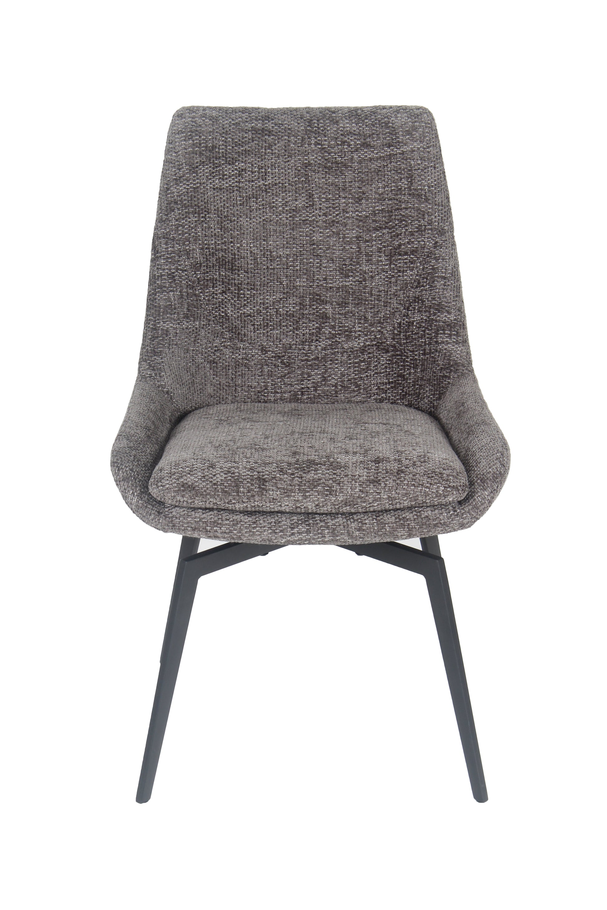 CEO 180 Degree Return Swivel Upholstered Dining Chair in Oyster (Set of 2) - Ornate Home