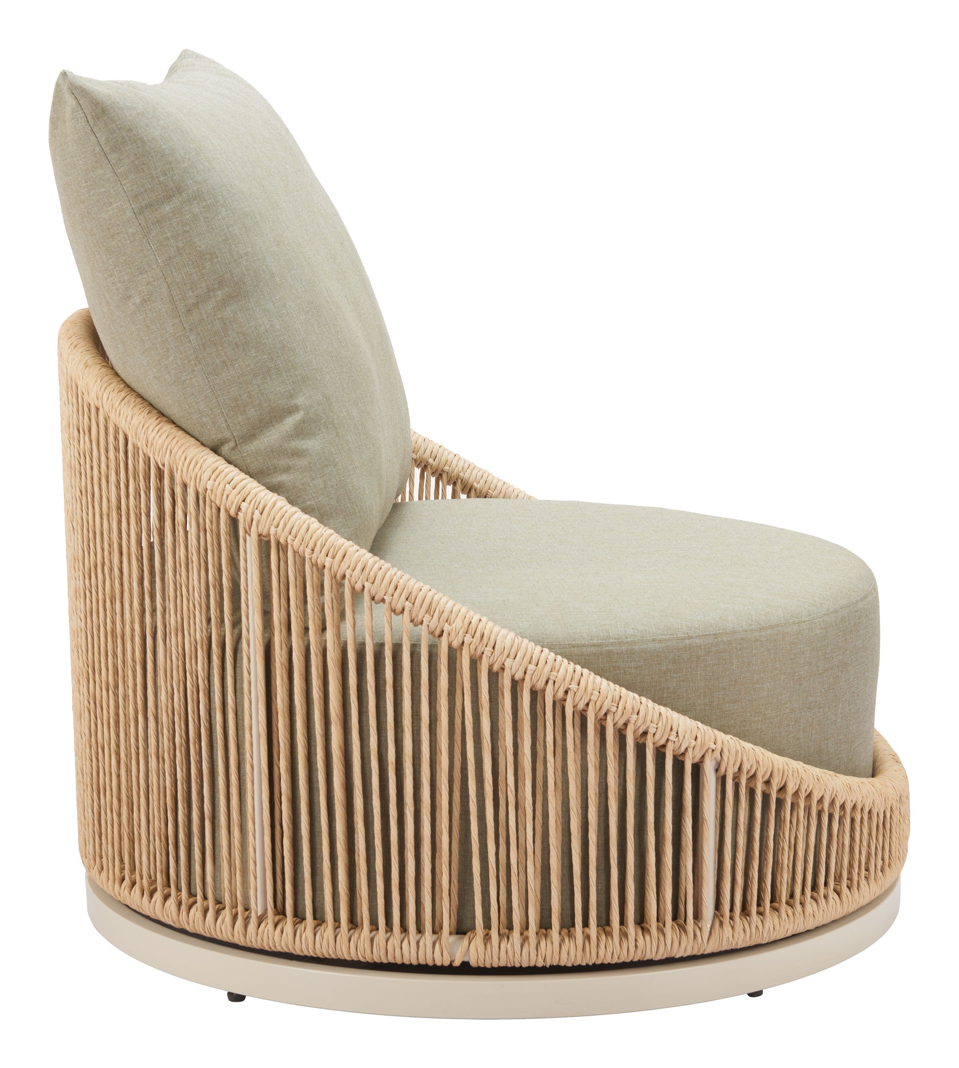 Cabana Multicolor Outdoor Swivel Chair - Ornate Home