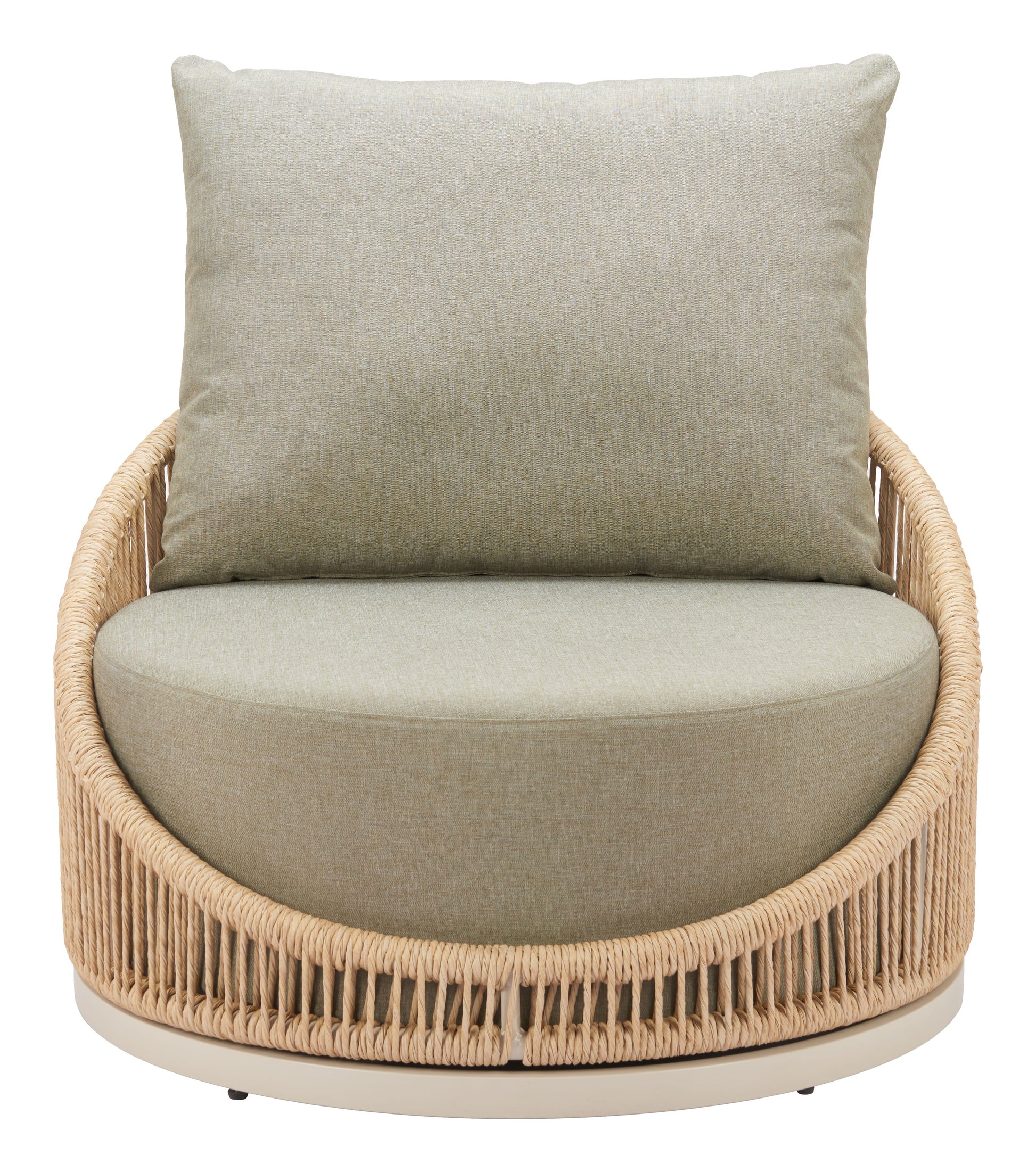 Cabana Multicolor Outdoor Swivel Chair - Ornate Home