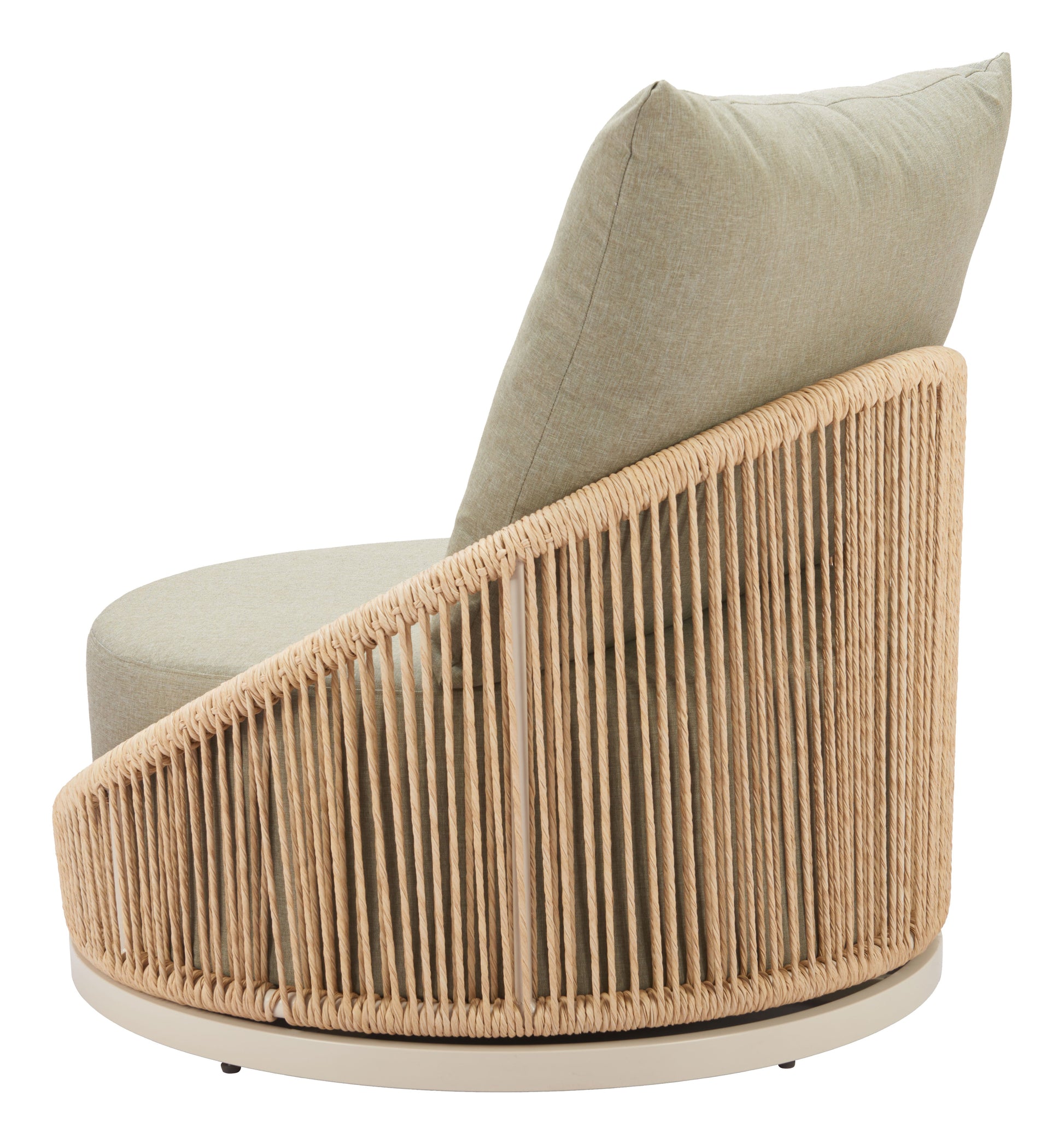 Cabana Multicolor Outdoor Swivel Chair - Ornate Home