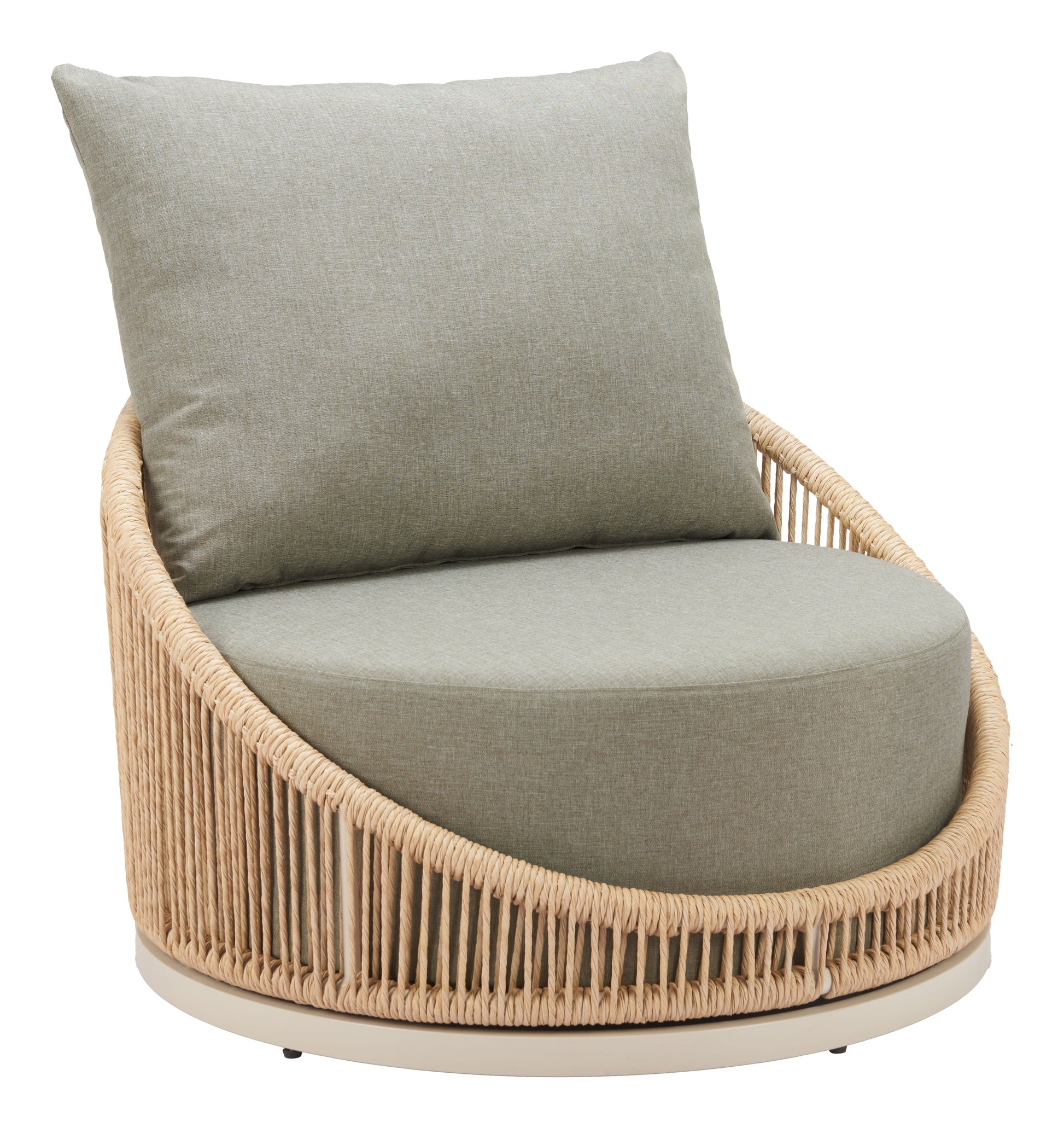 Cabana Multicolor Outdoor Swivel Chair - Ornate Home