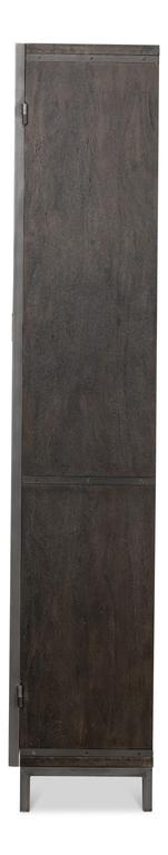 Cabinet of Curiosities Grey A Gem Of A Handle Display Cabinet Left - Ornate Home