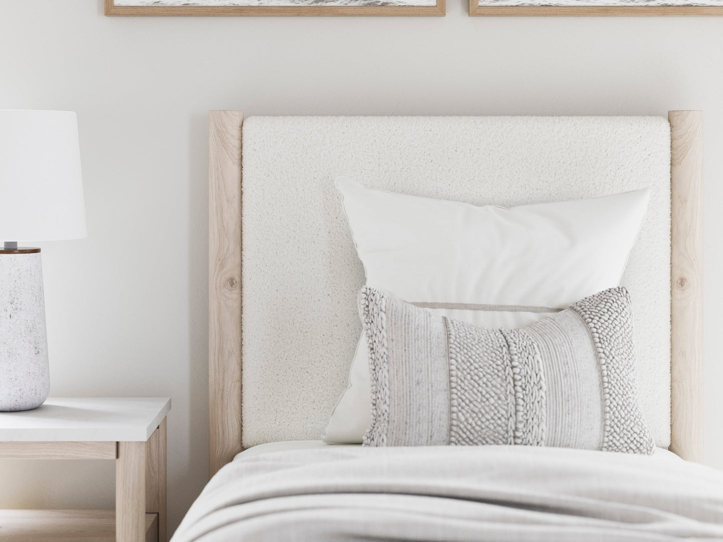 Cadmori Tan Twin Panel Bed- Viva Furn