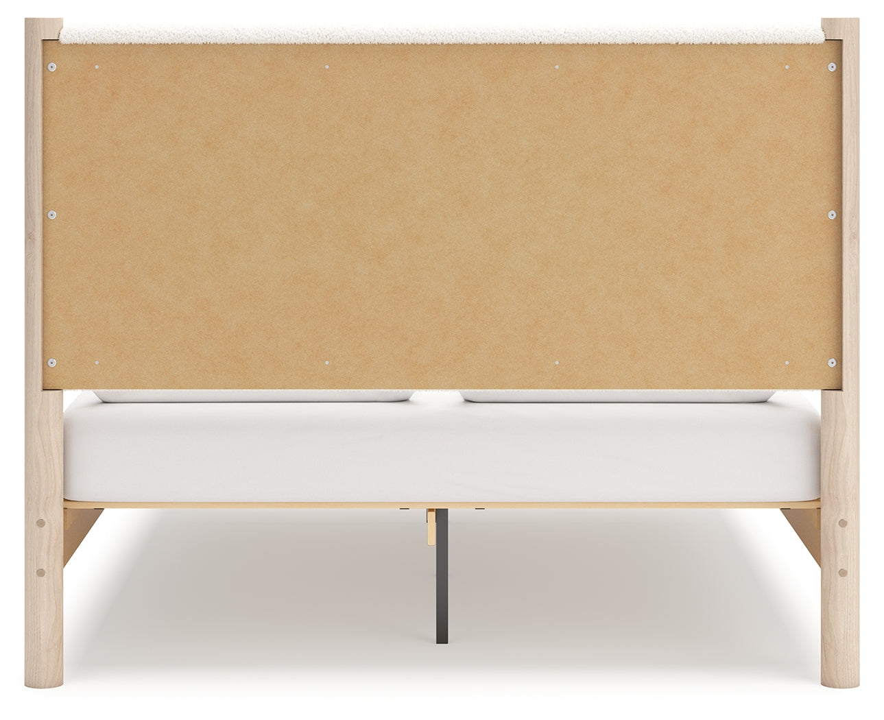 Cadmori Two-tone Queen Upholstered Panel Bed- Viva Furn