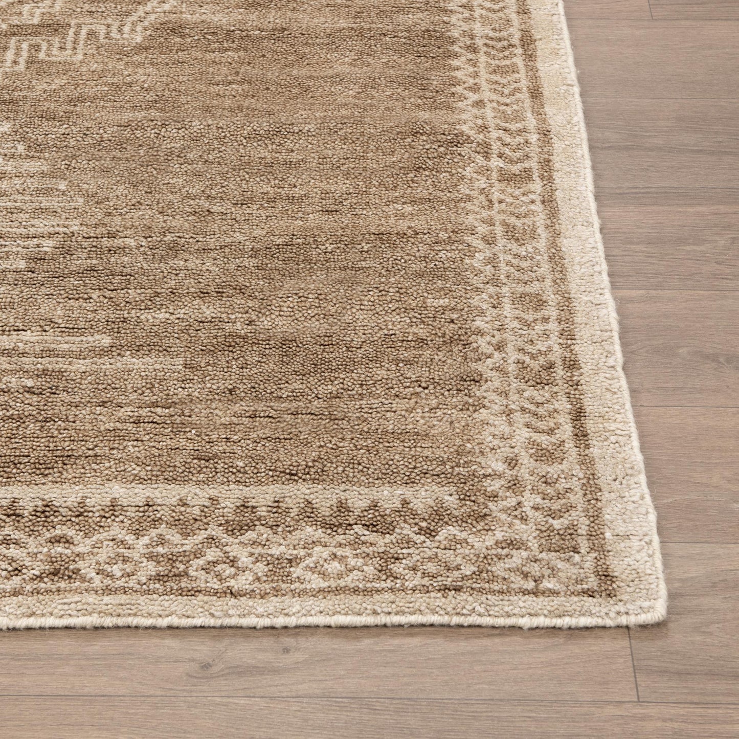 Cairo Desert Brown Hand Knotted Rug - Ornate Home