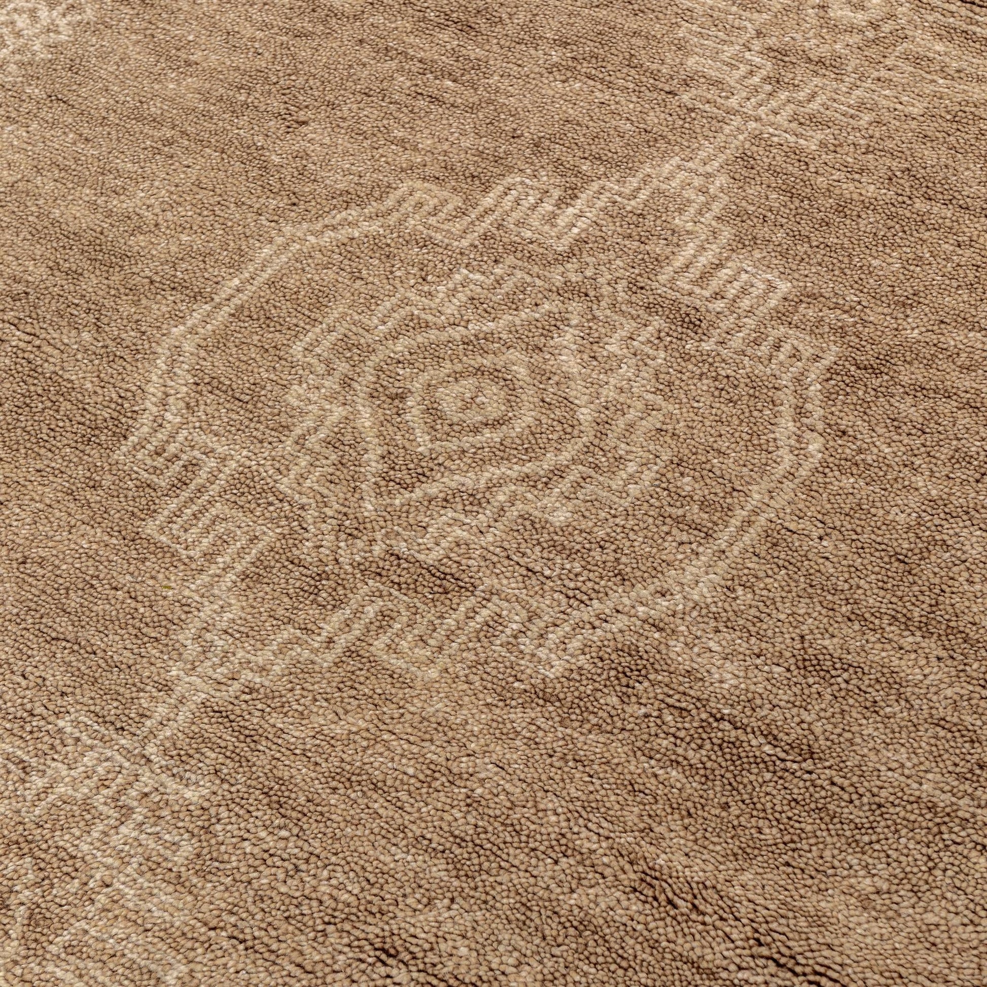 Cairo Desert Brown Hand Knotted Rug - Ornate Home