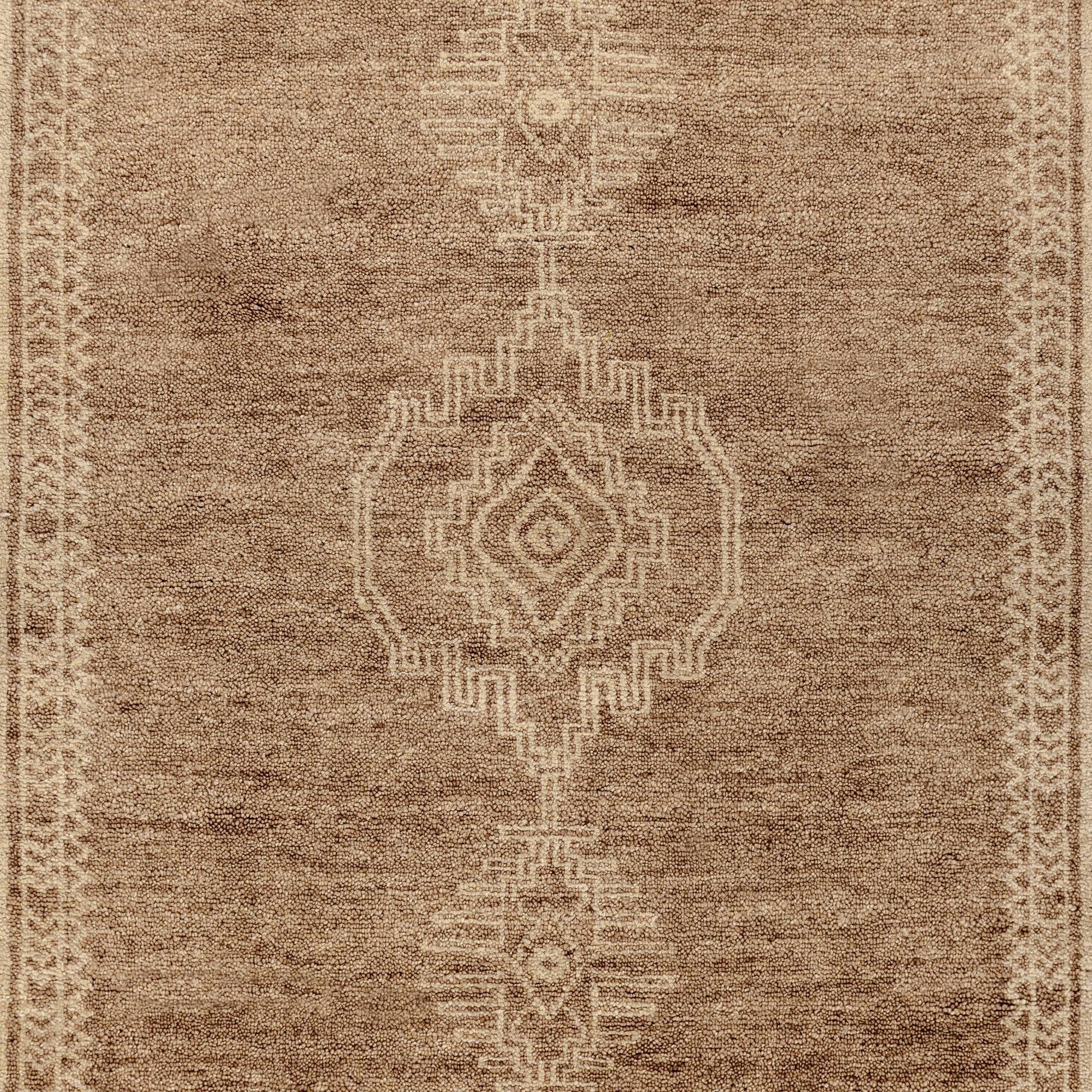 Cairo Desert Brown Hand Knotted Rug - Ornate Home